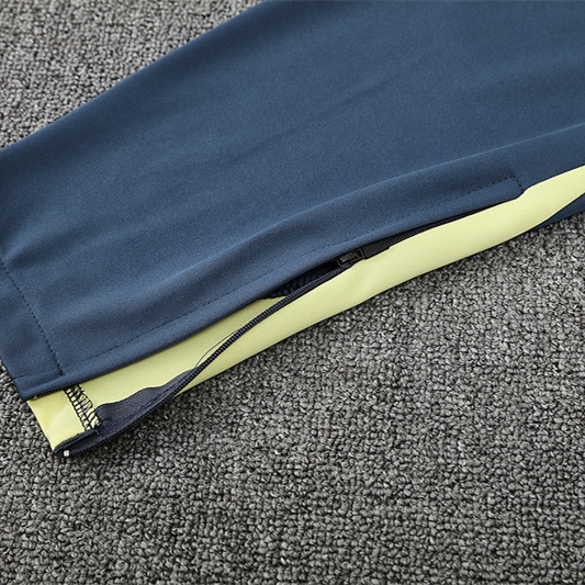 AlphaJersey-Club América 2025 Training Hoodie Set - Green Hoodie and Deep Blue Pants