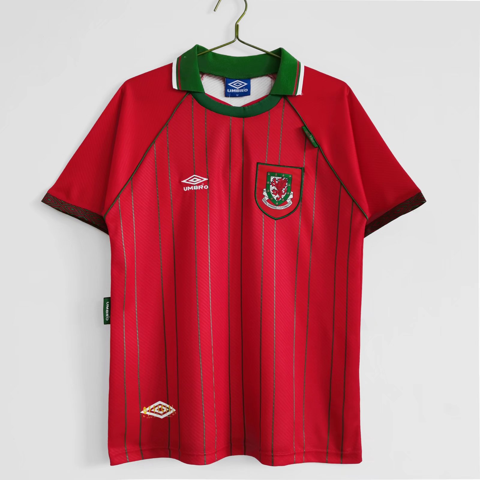 AlphaJersey-Retro Wales 1994 Home Stadium Jersey