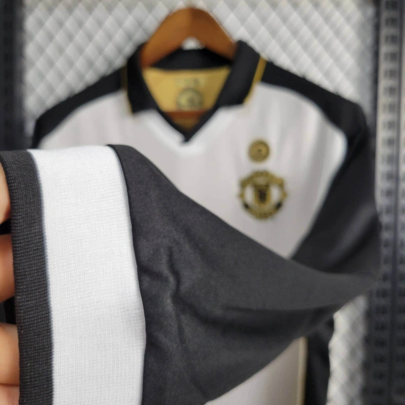 AlphaJersey-Retro Manchester United 01-02 100th Anniversary Long Sleeve Special Edition Jersey