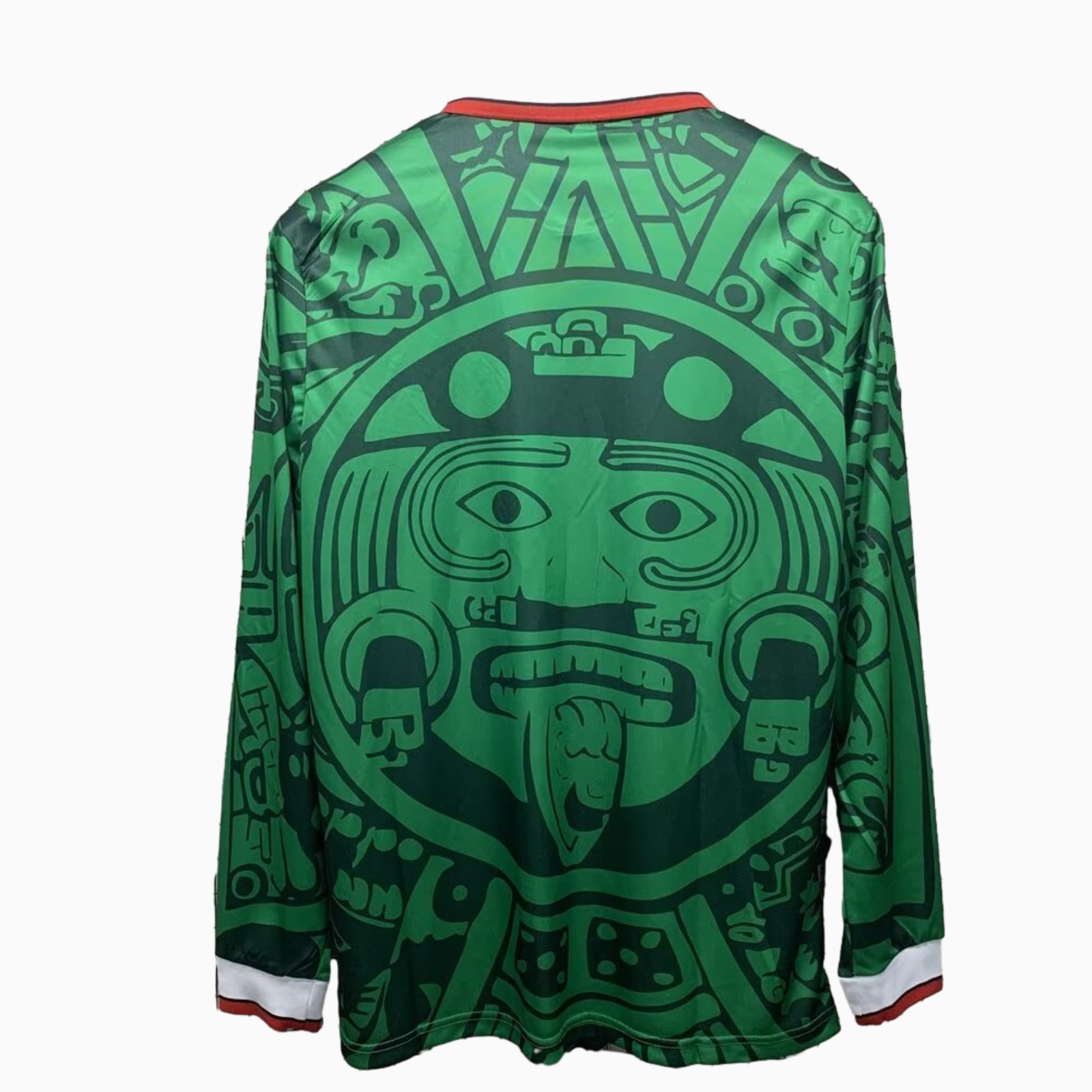 AlphaJersey-Retro Mexico 1998 Home Long Sleeves Jersey