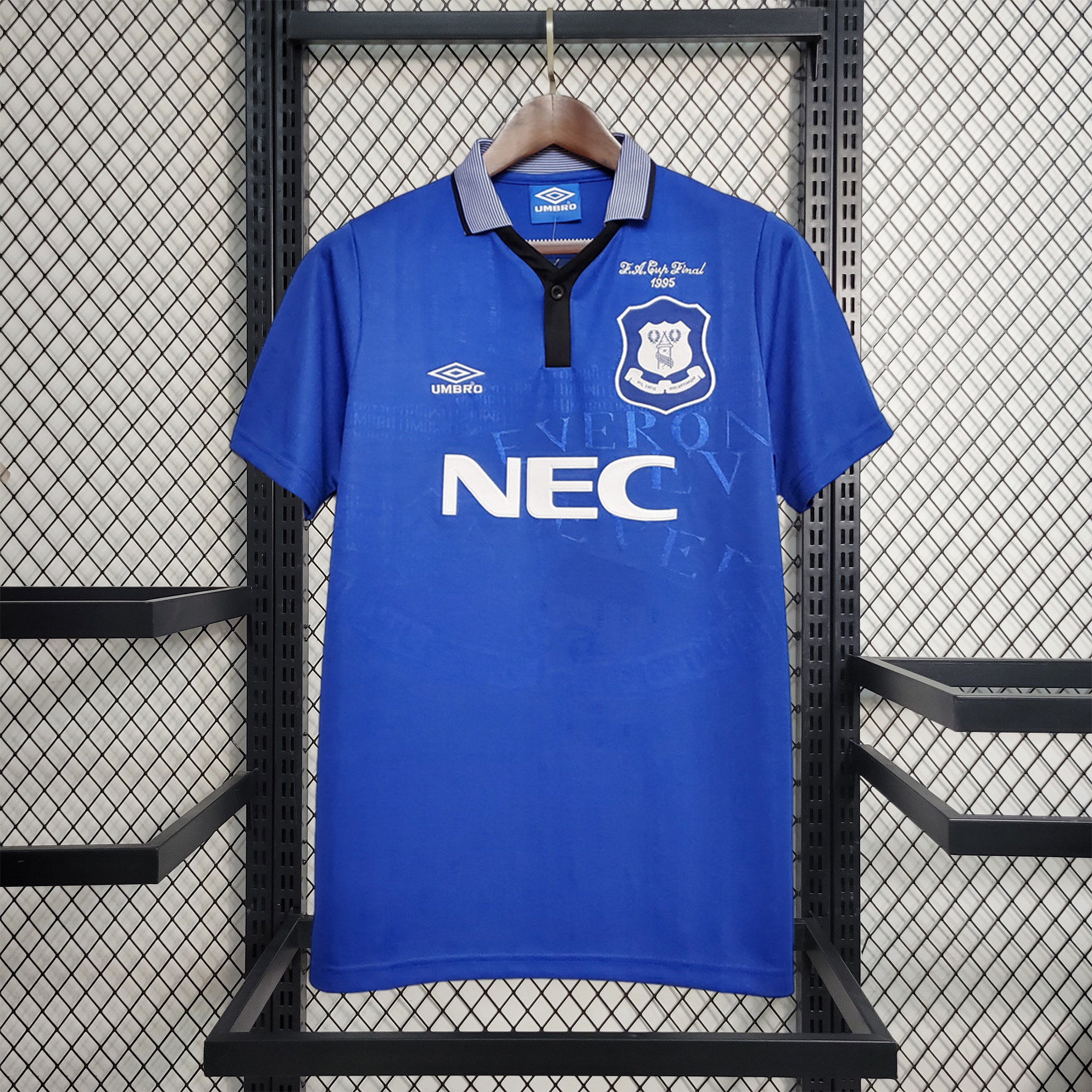 AlphaJersey-Retro Everton 1995 FA Cup Final Jersey
