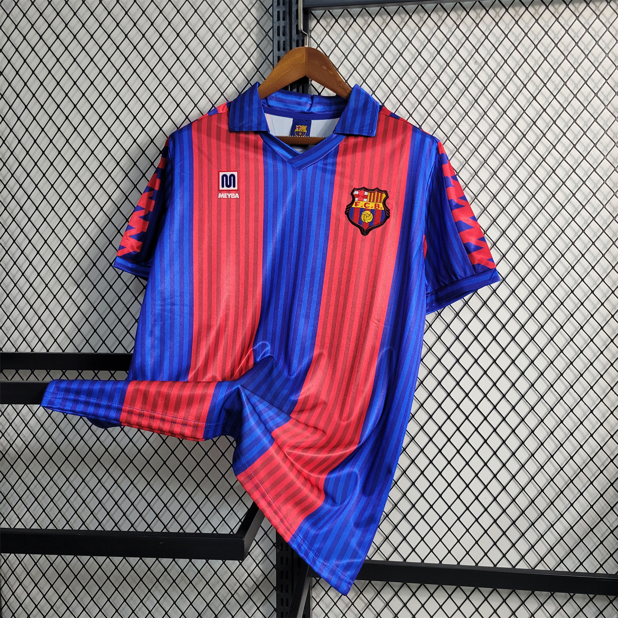 AlphaJersey-Retro Barcelona 90-92 Home Stadium Jersey