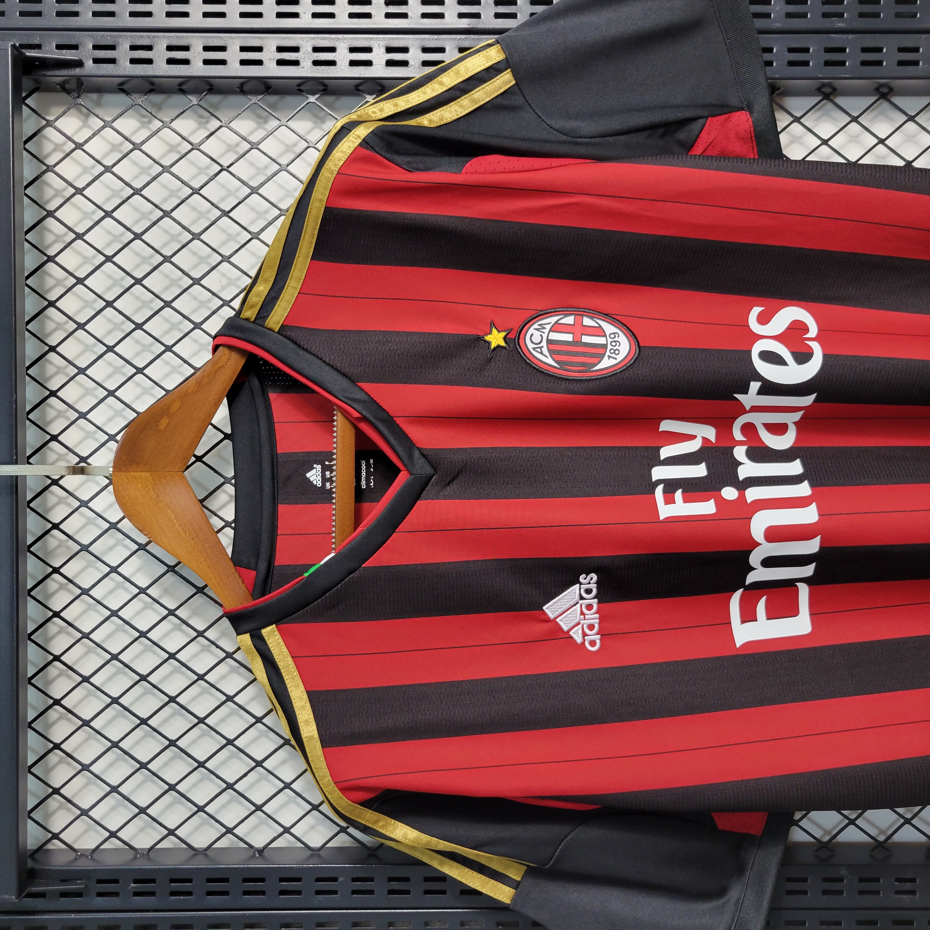 AlphaJersey-Retro AC Milan 13-14 Home Stadium Jersey