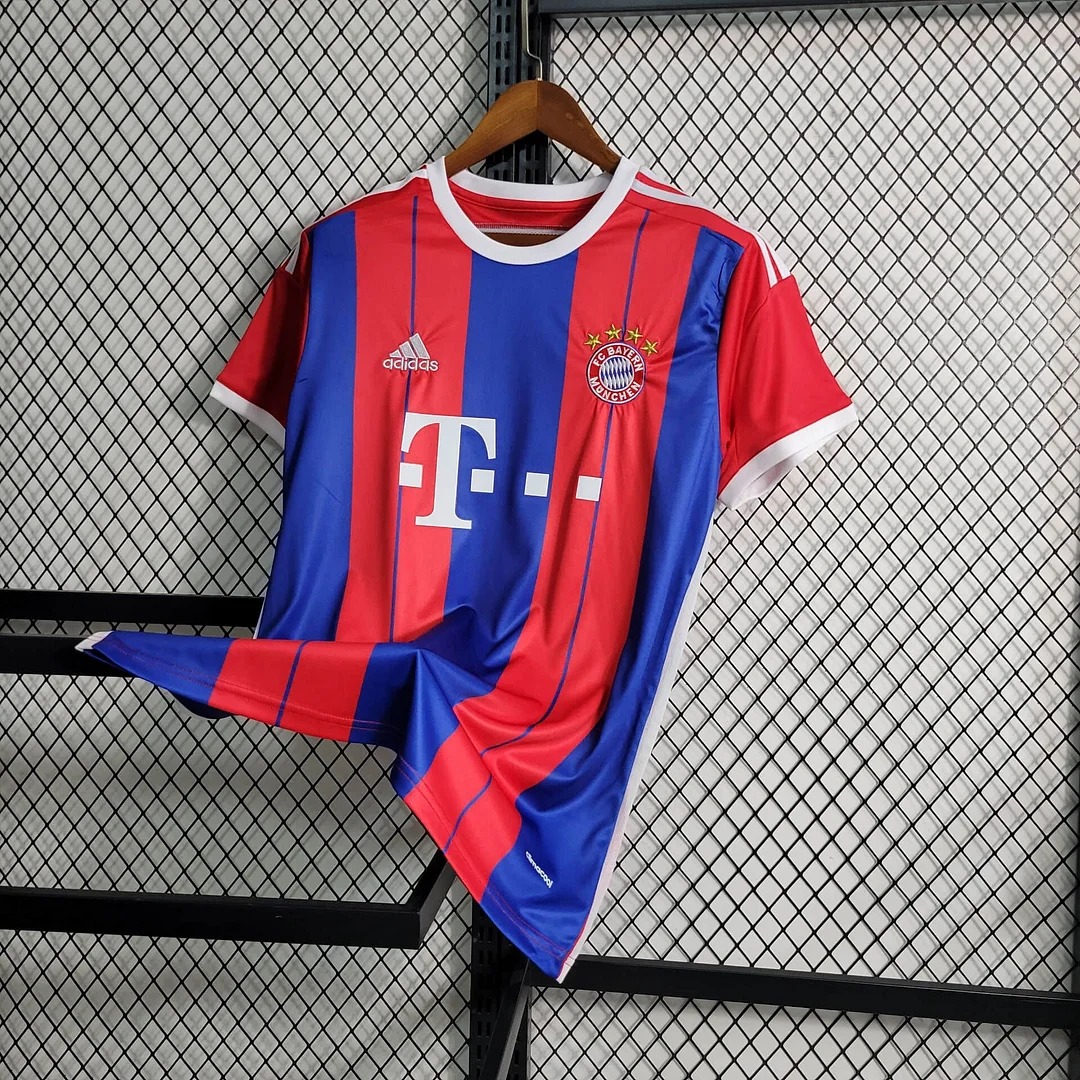 AlphaJersey-Retro Bayern Munich 14-15 Home Stadium Jersey