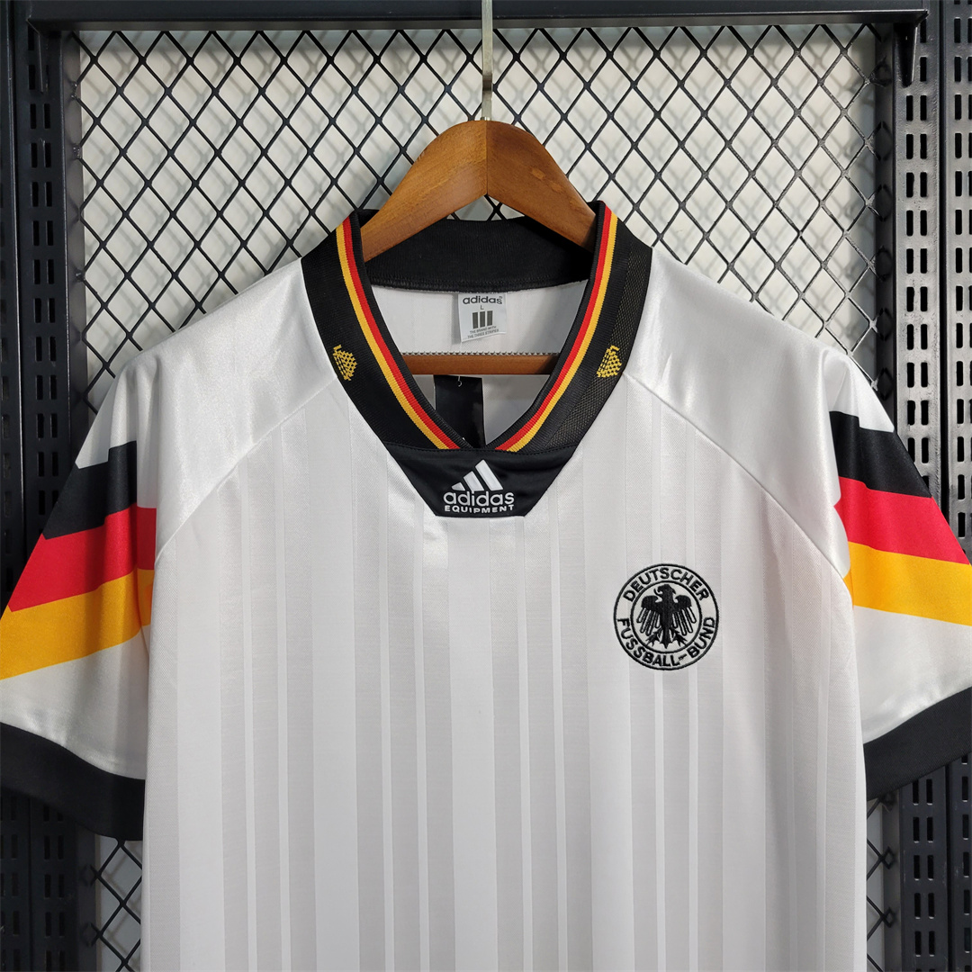 AlphaJersey-Retro Germany 1992 Home Stadium Jersey