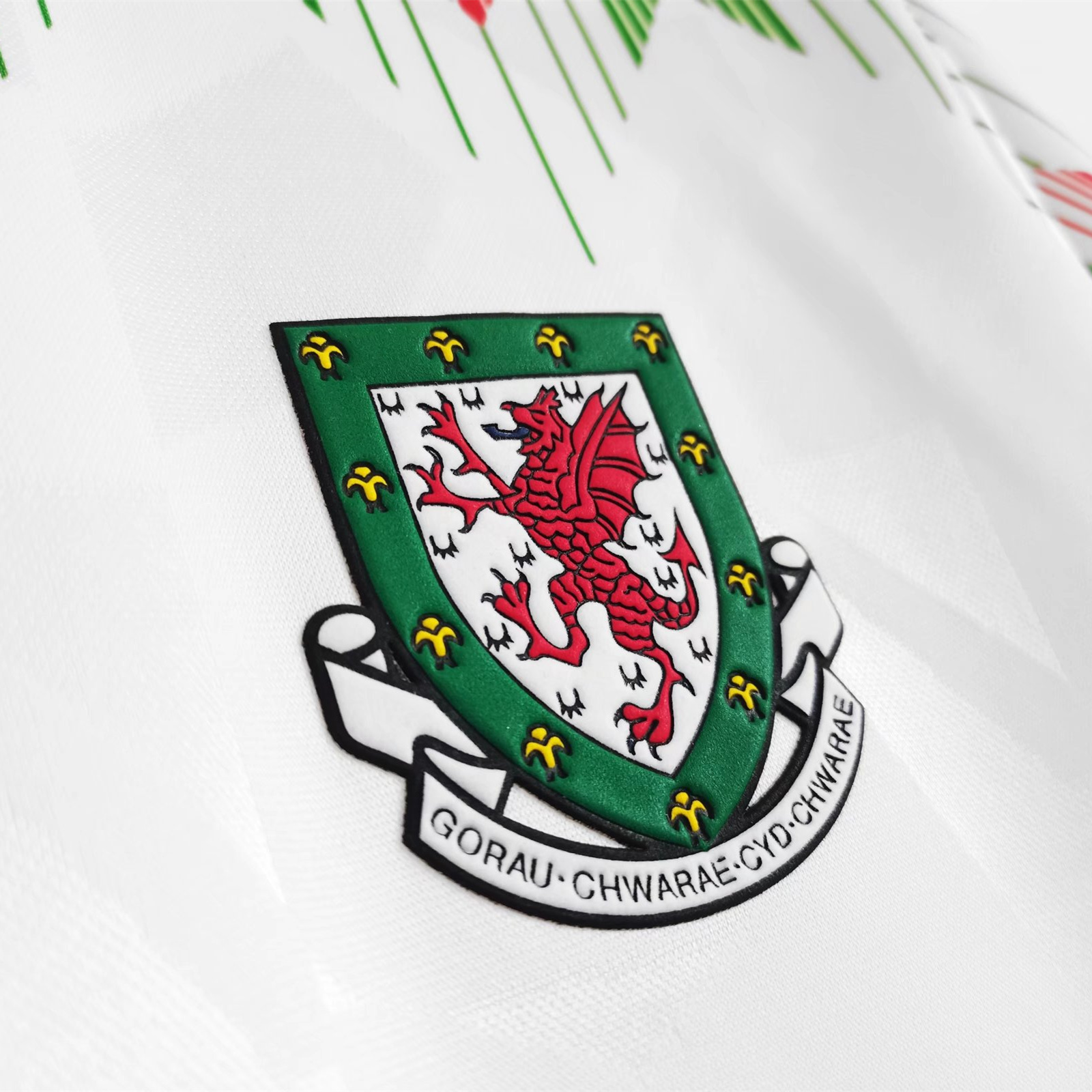 AlphaJersey-Retro Wales 1990-92 Away Stadium Jersey