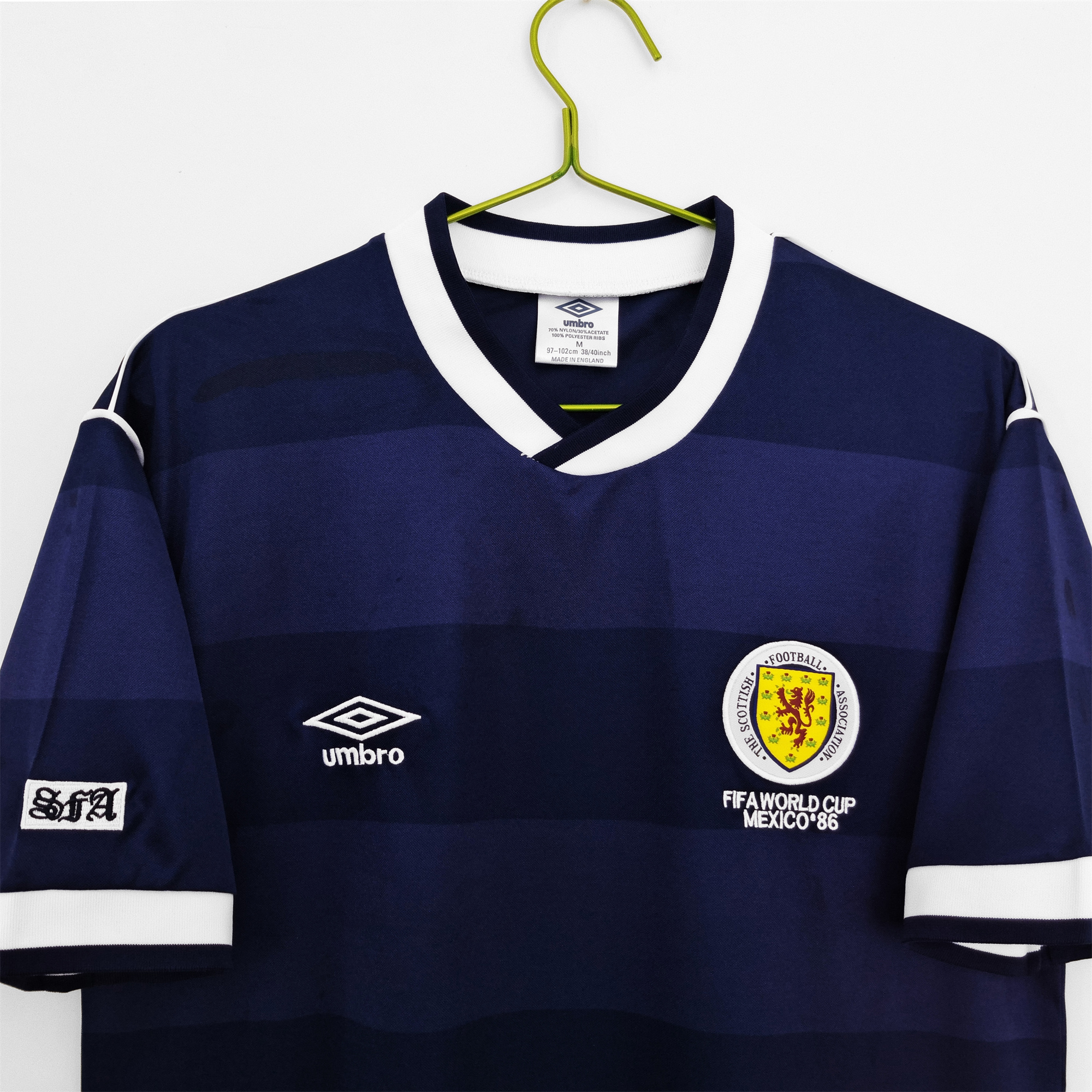 AlphaJersey-Retro S-c-o.t l.a-n.d 1987-88 Home Jersey - Fans Version