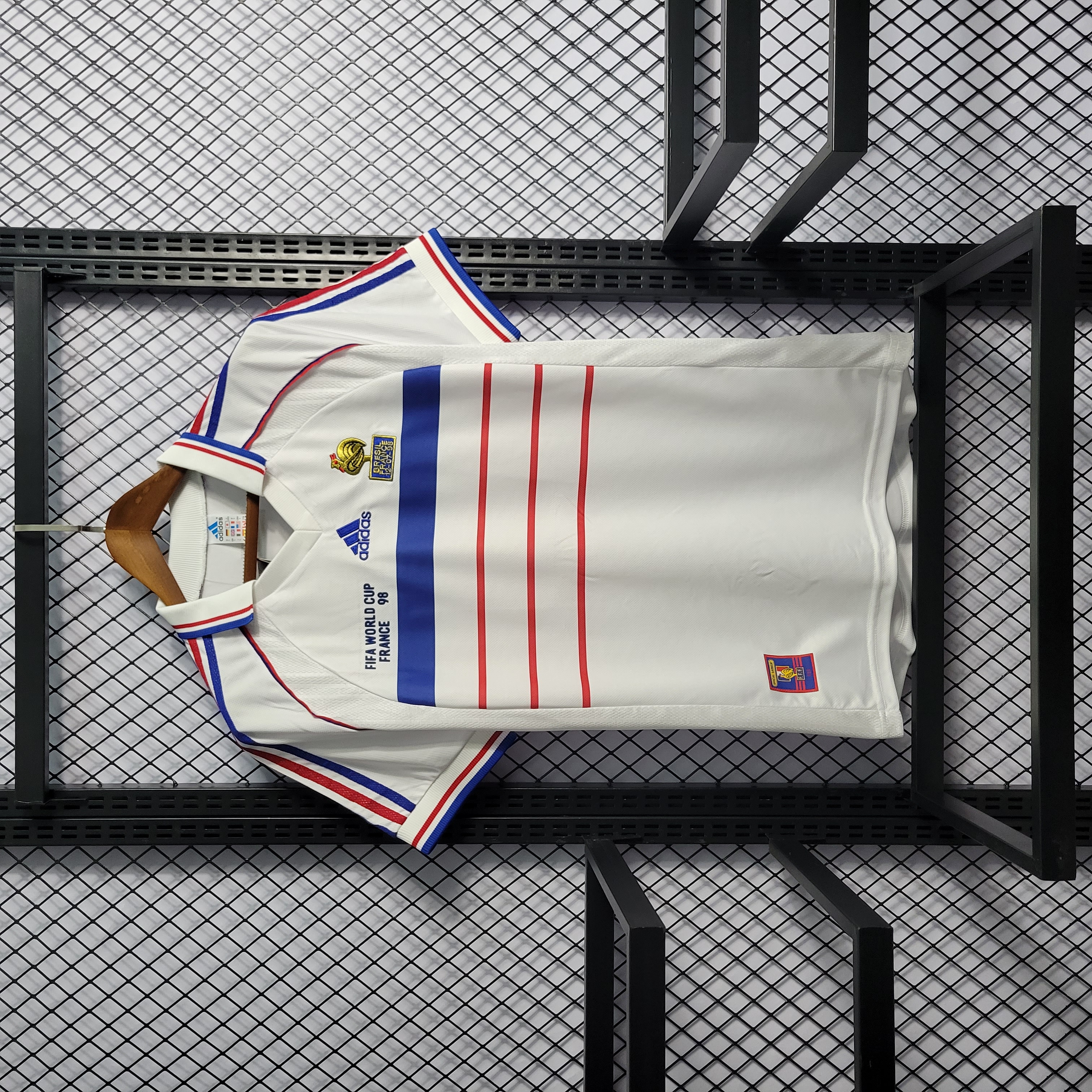 AlphaJersey-Retro France 1998 Away Stadium Jersey