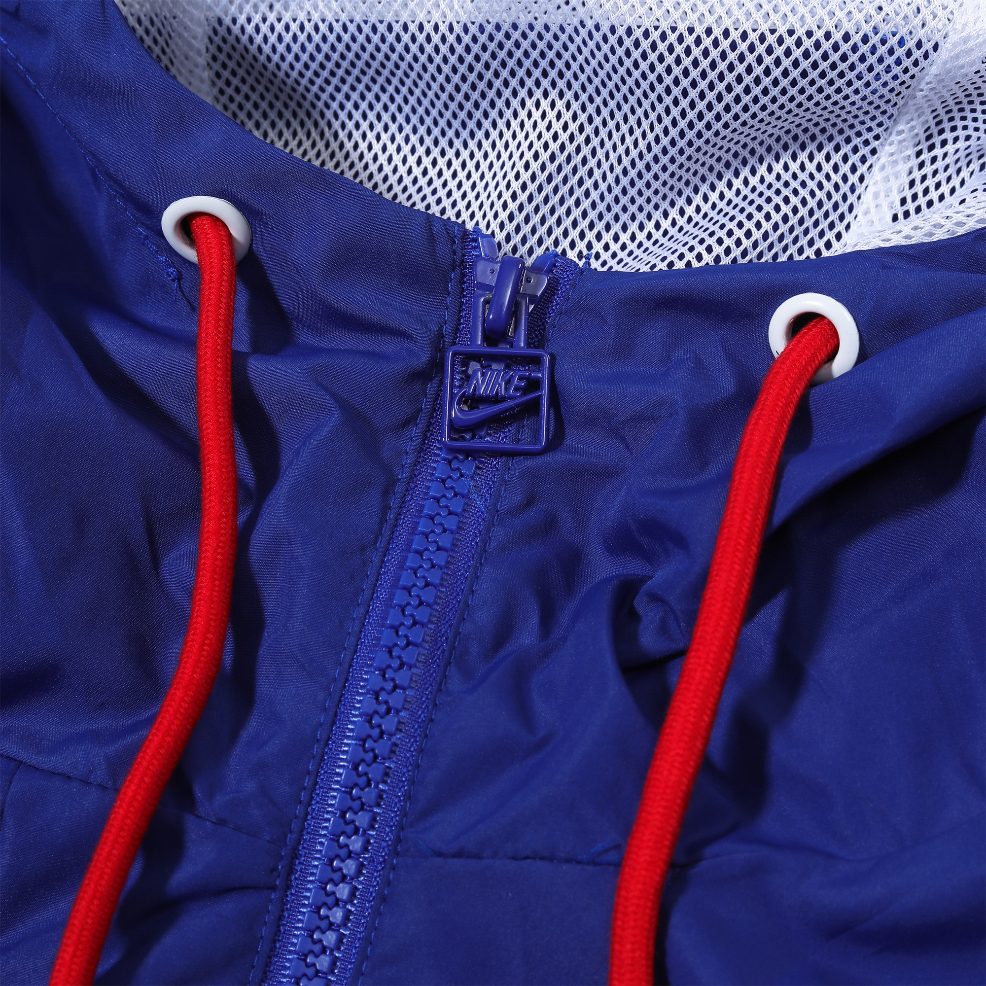 AlphaJersey-France 2024 National Team Anthem Blue Hooded Windbreaker - Player Version