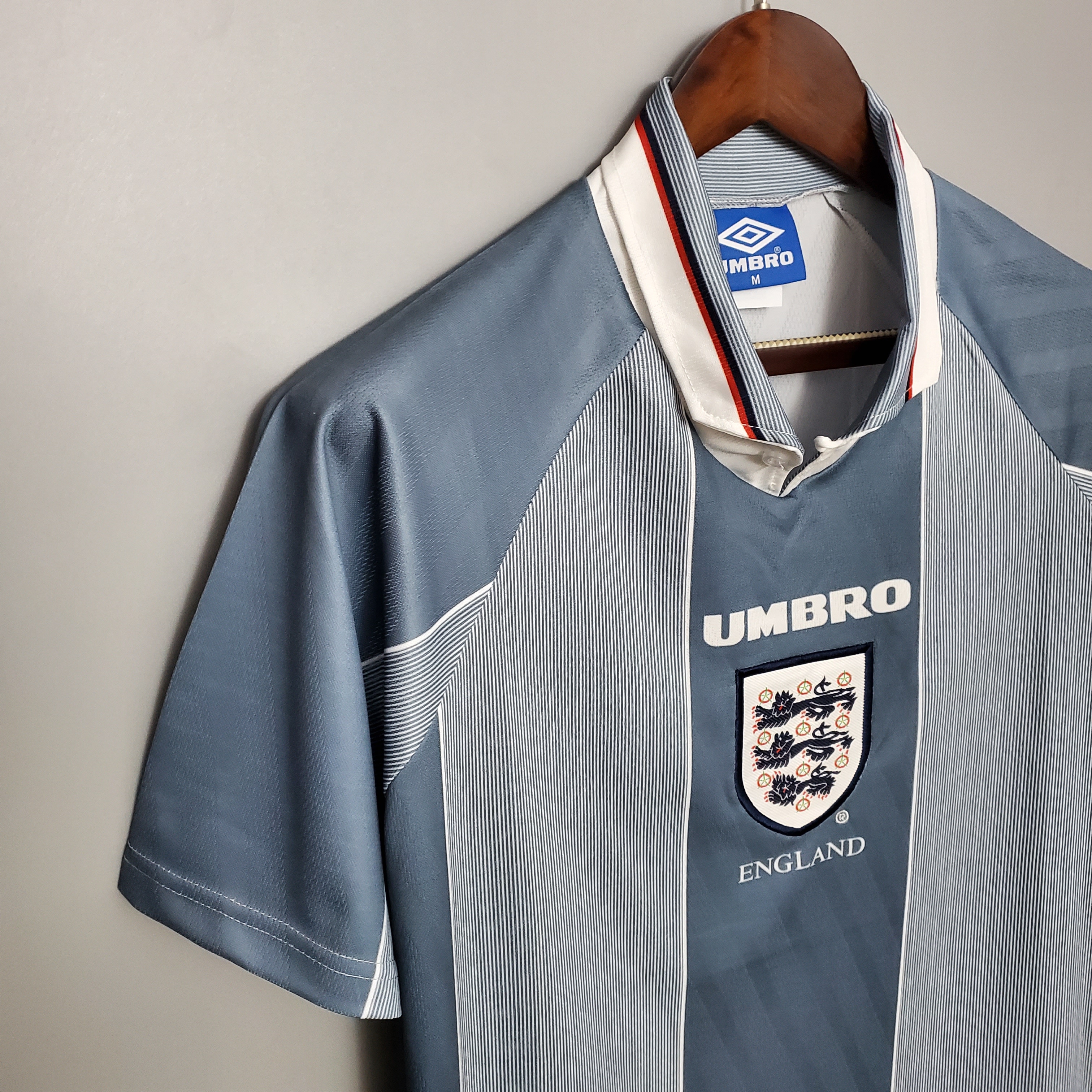 AlphaJersey-Retro England 1996 Away Stadium Jersey