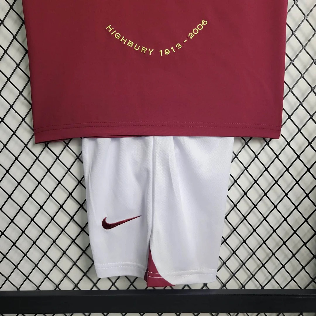 AlphaJersey-Retro Arsenal 2005-06 Home Stadium Kids Kit