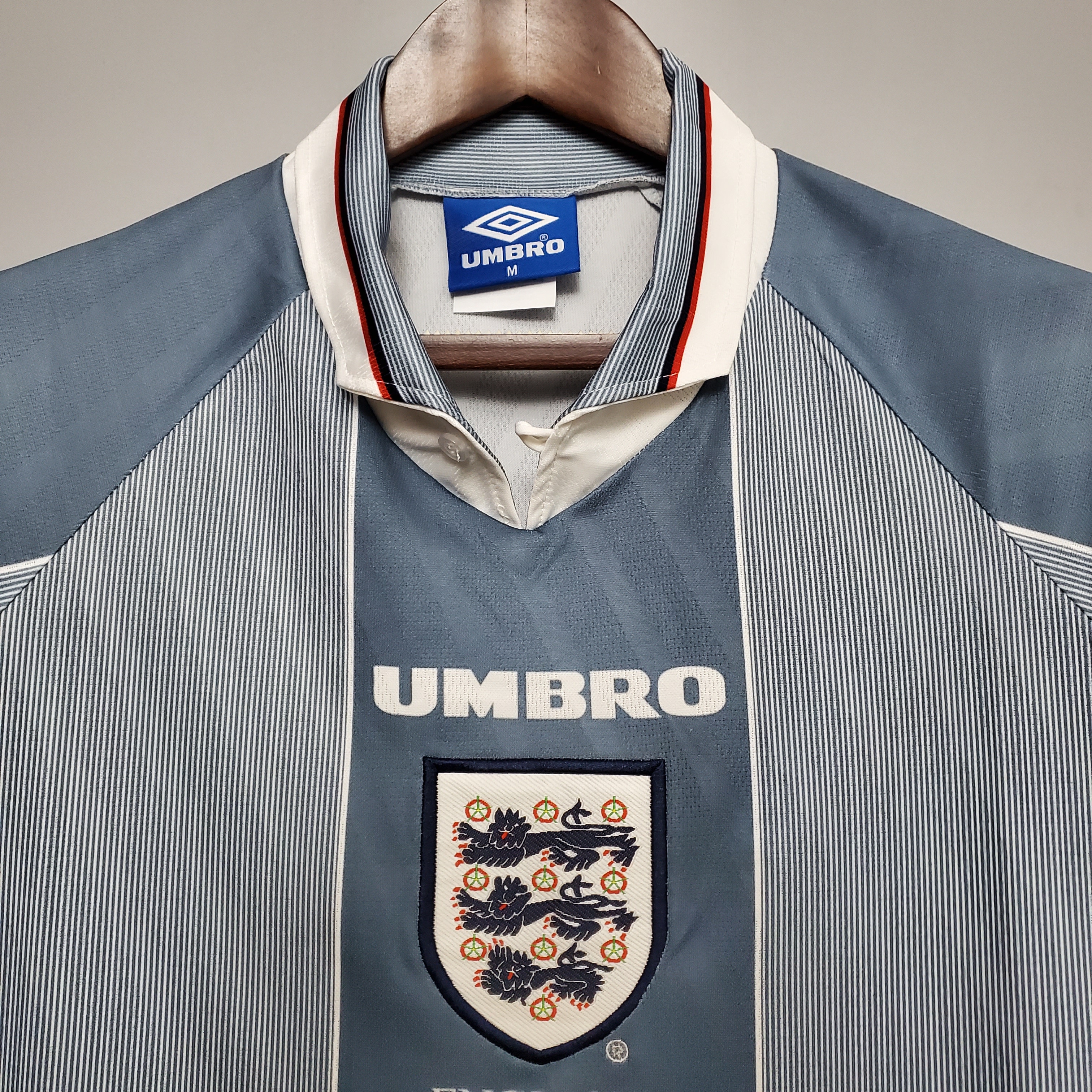 AlphaJersey-Retro England 1996 Away Stadium Jersey