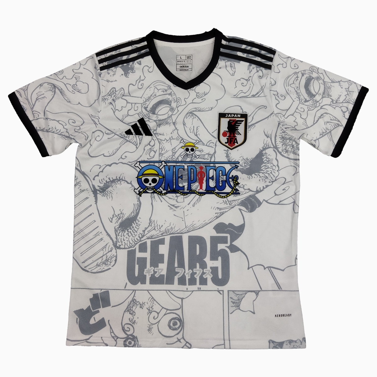 AlphaJersey-Japan 2024 One Piece Special Edition White Jersey - Fans Version