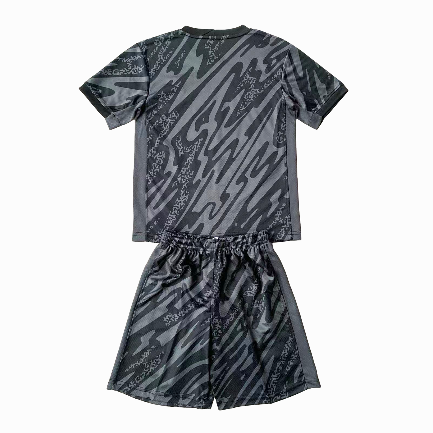 AlphaJersey-France 2024 Goalkeeper Kids Kit - Black
