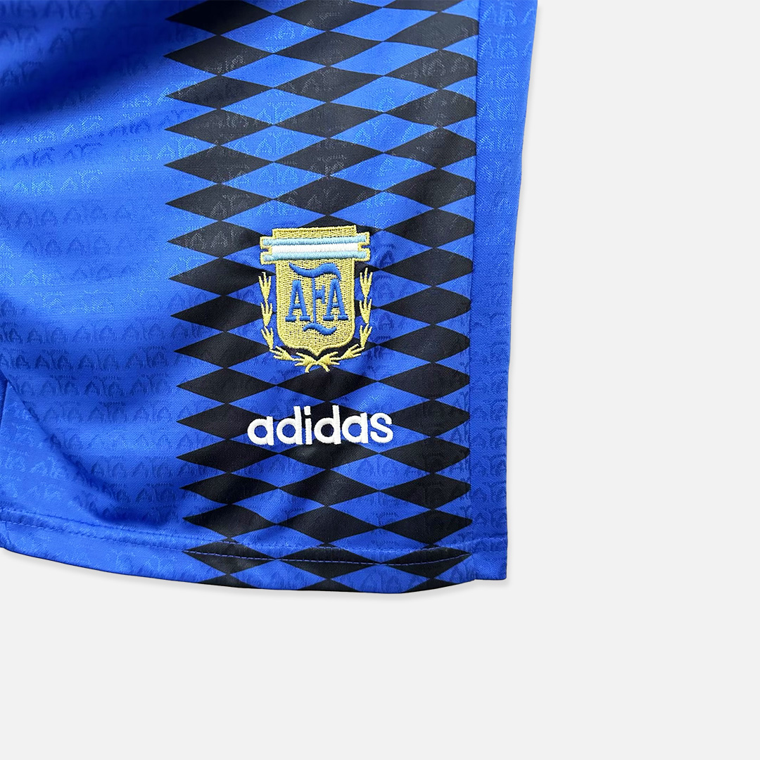 AlphaJersey-Retro Argentina 1994 Away Stadium Shorts