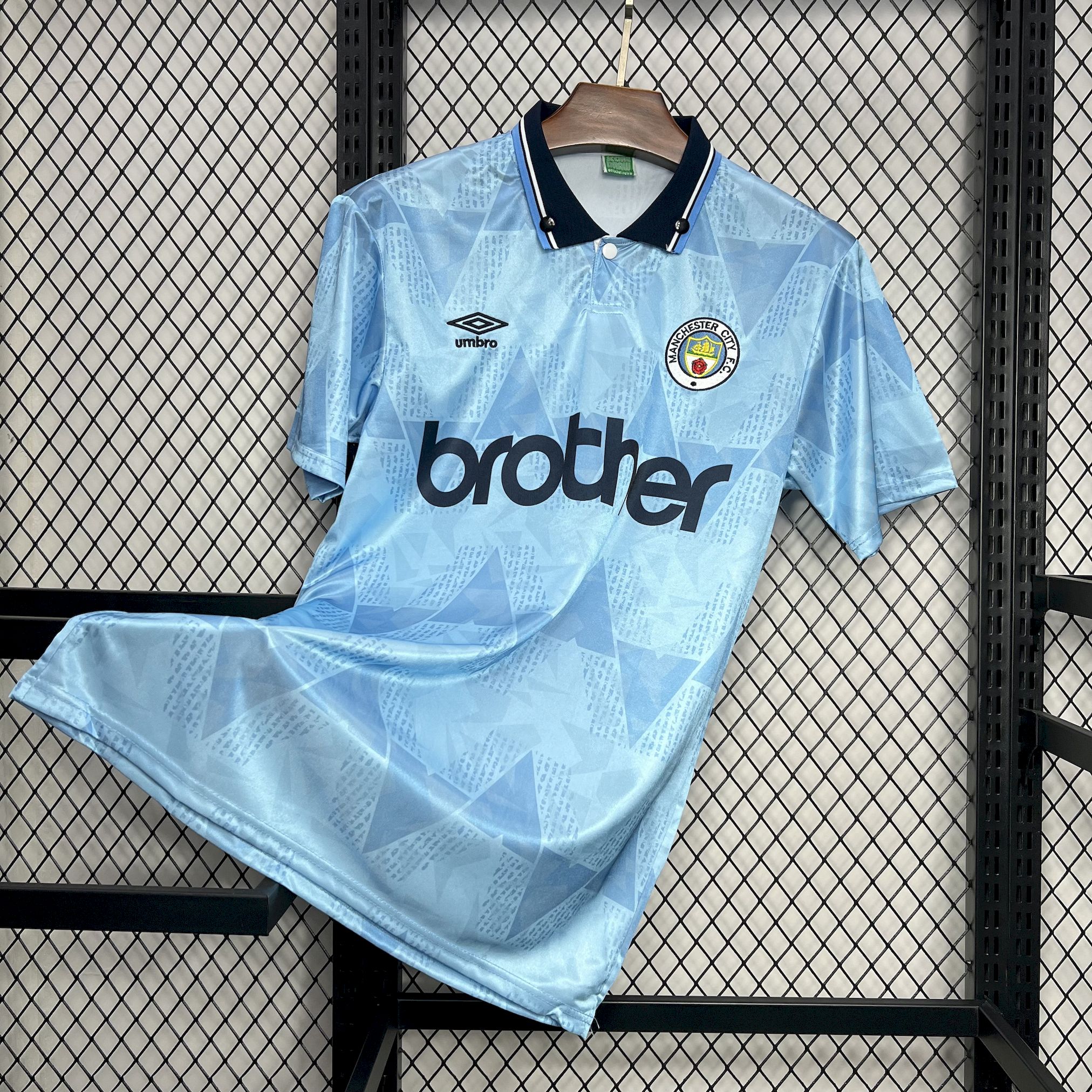 AlphaJersey-Retro Manchester City 1989-91 Home Jersey