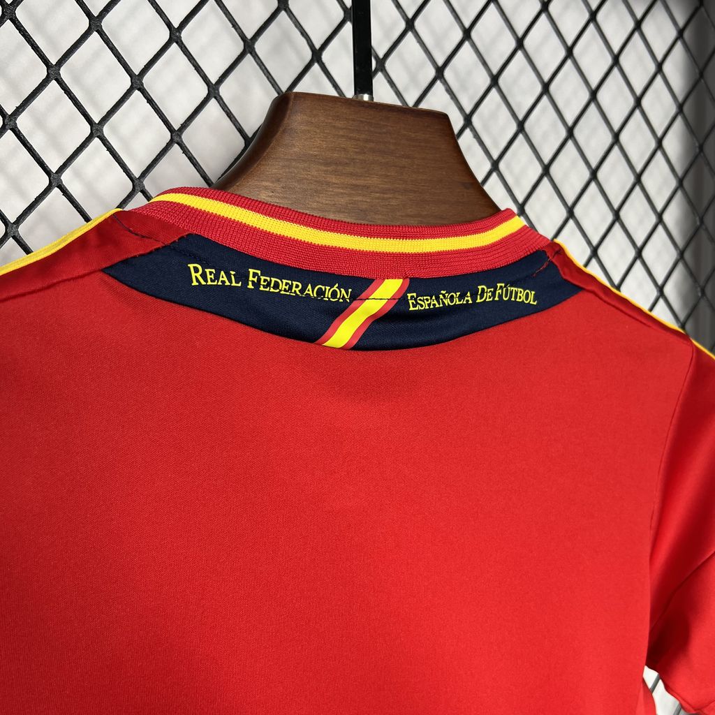 AlphaJersey-Retro Spain 2012 Home Stadium Kids Kit