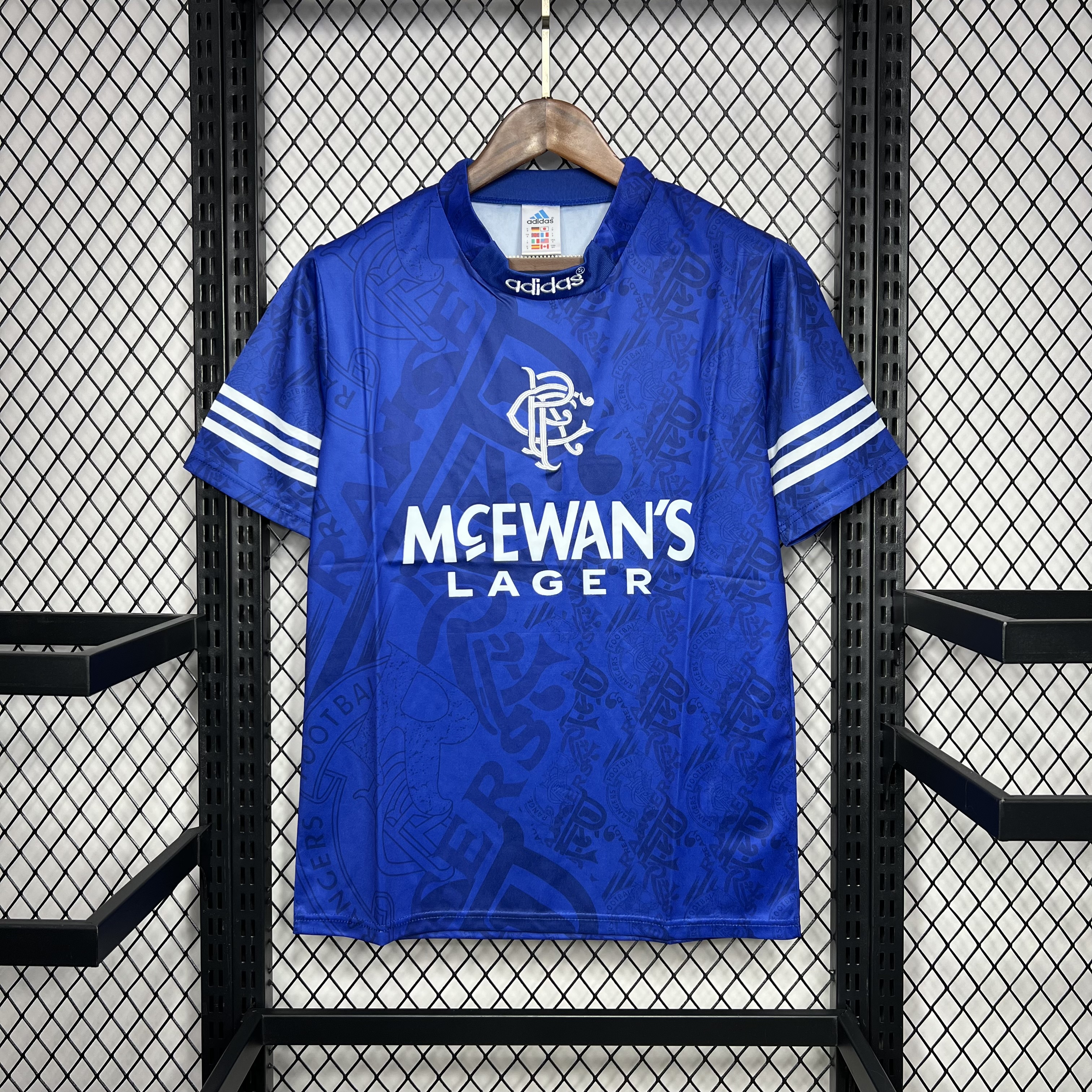 AlphaJersey-Retro Glasgow Rangers 1994-96 Home Stadium Jersey