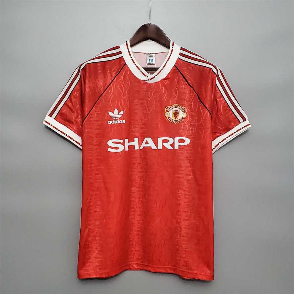 AlphaJersey-Retro Manchester United 91-92 Home Jersey