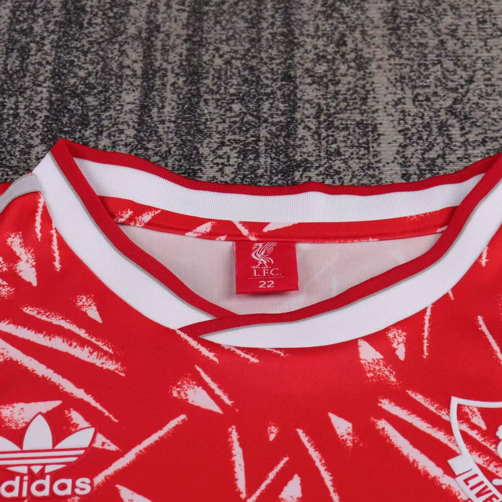 AlphaJersey-Retro Liver.pool 1989-91 Home Kids Kit