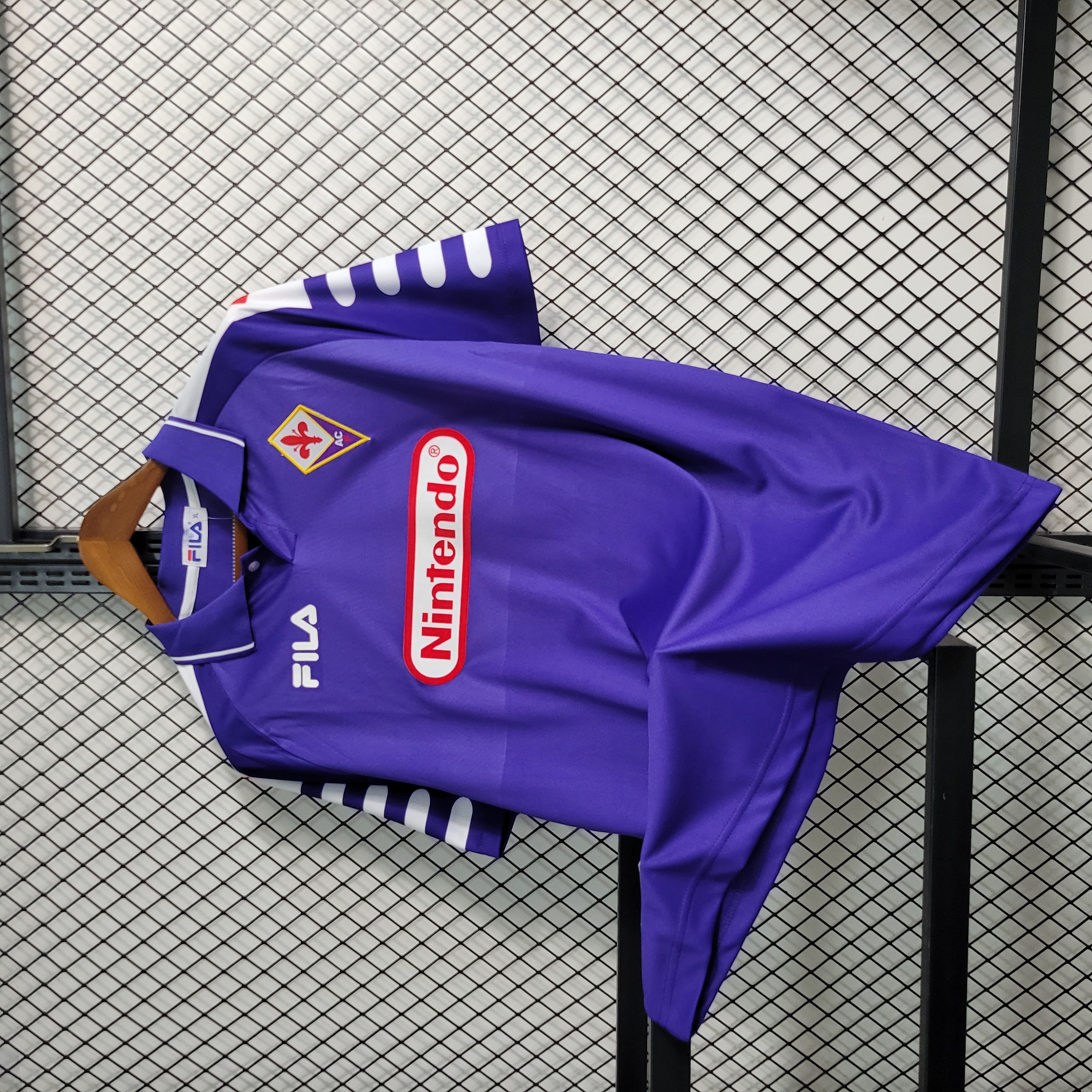 AlphaJersey-Retro Fiorentina 1998-99 Home Stadium Jersey
