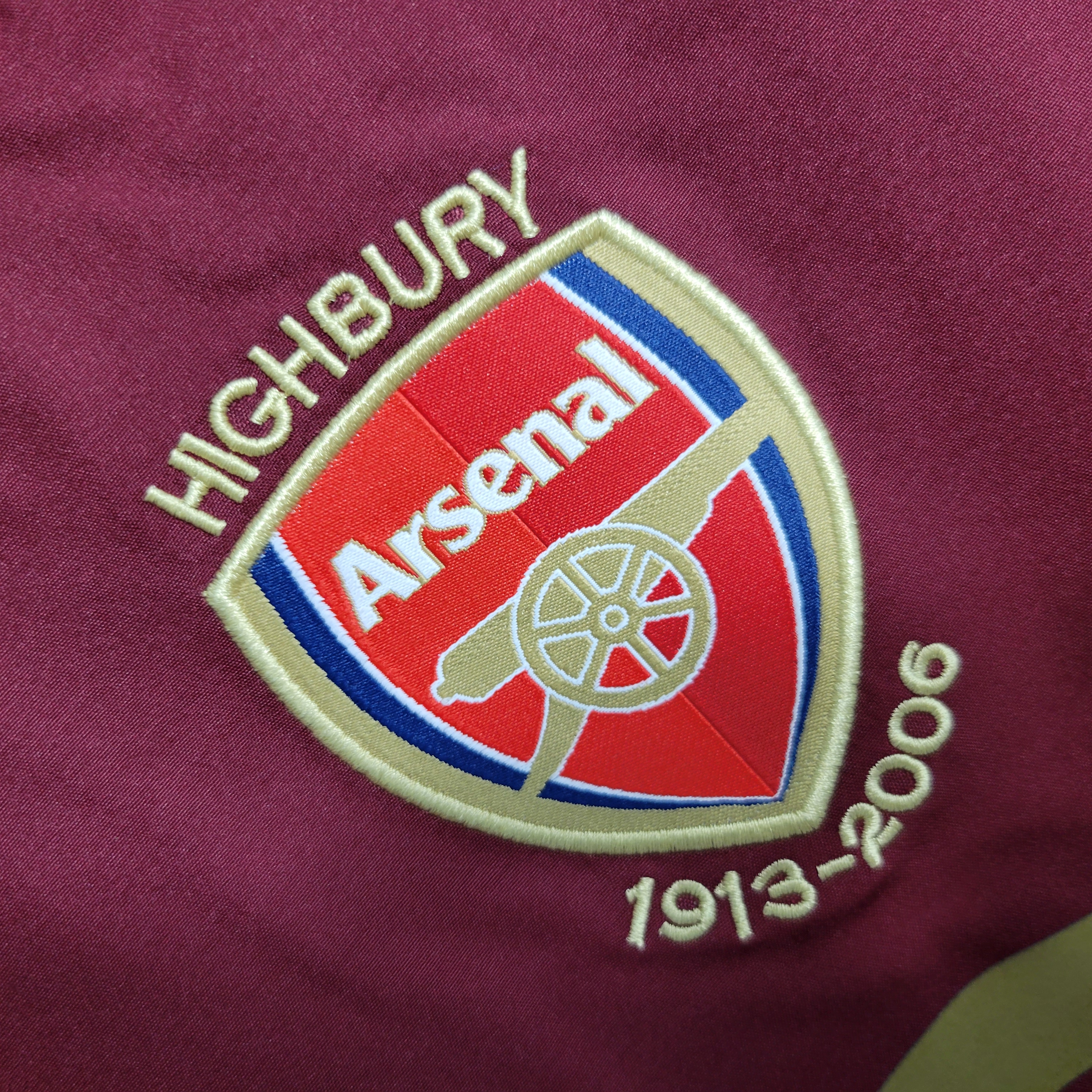 AlphaJersey-Retro Arsenal 05-06 Home Stadium Long Sleeve Jersey
