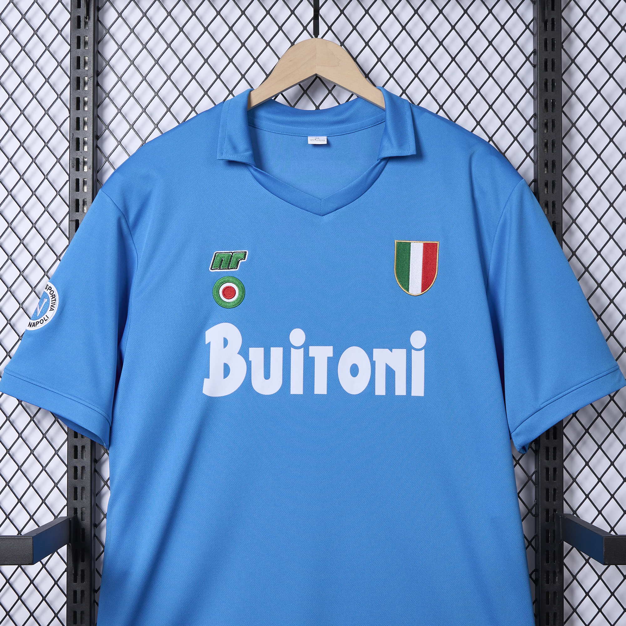 AlphaJersey-Retro Napoli 1987-88 Home Stadium Jersey