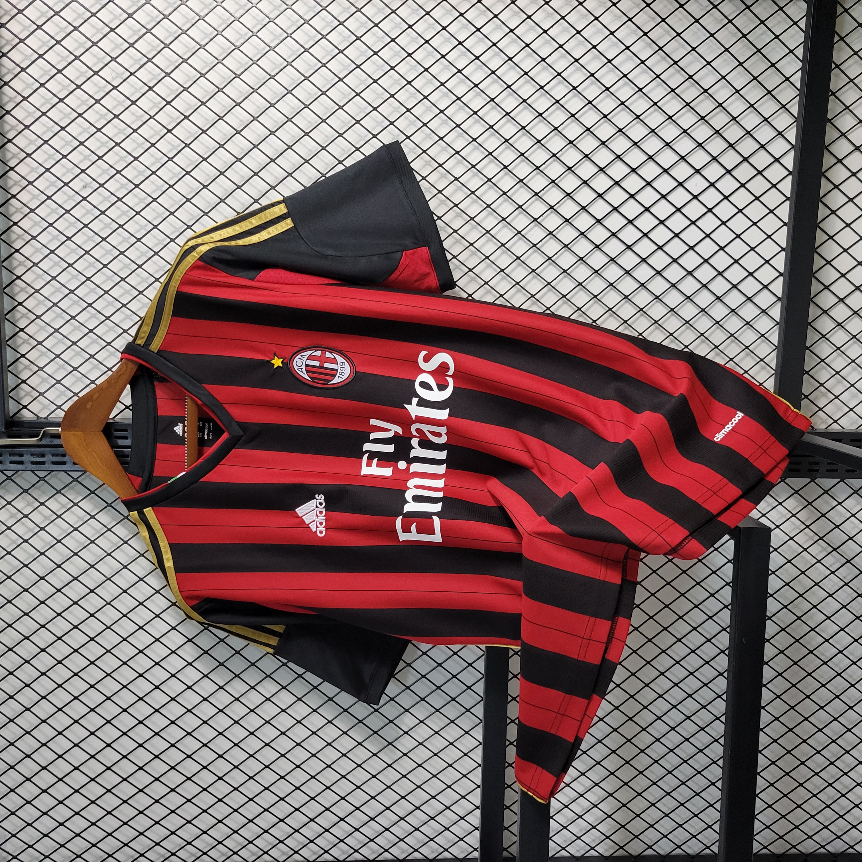 AlphaJersey-Retro AC Milan 13-14 Home Stadium Jersey