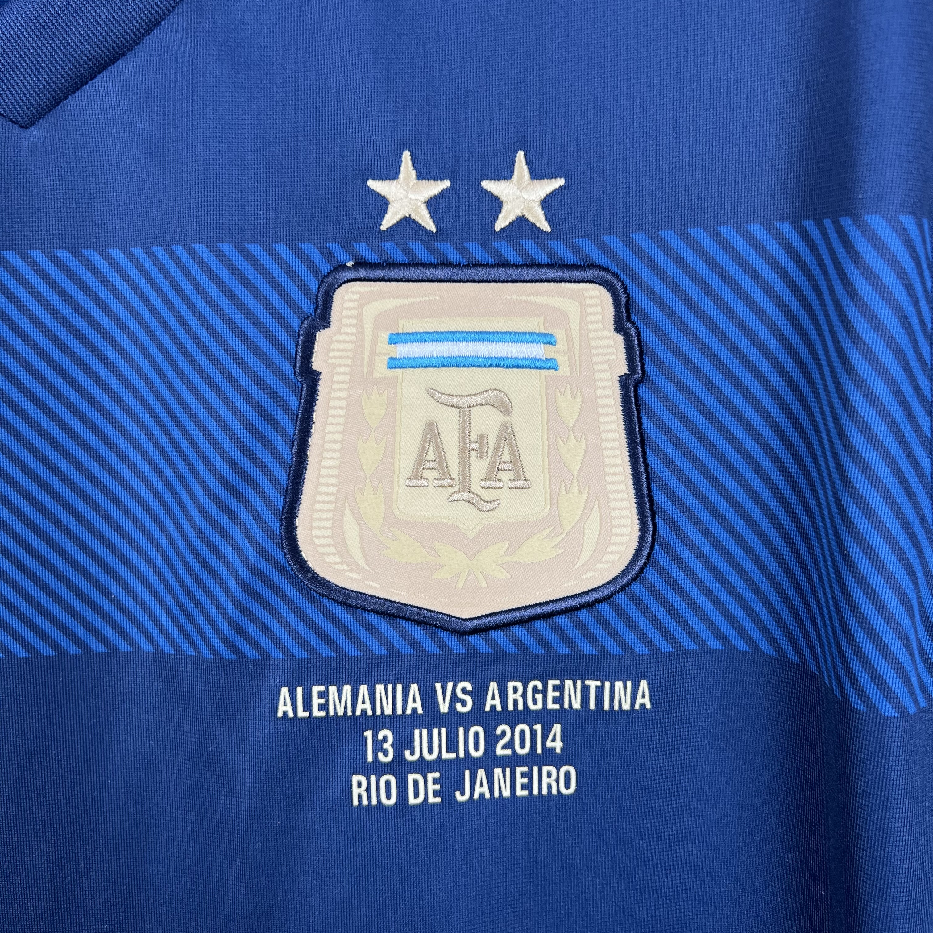 AlphaJersey-Retro Argentina 2014 Away Stadium Jersey