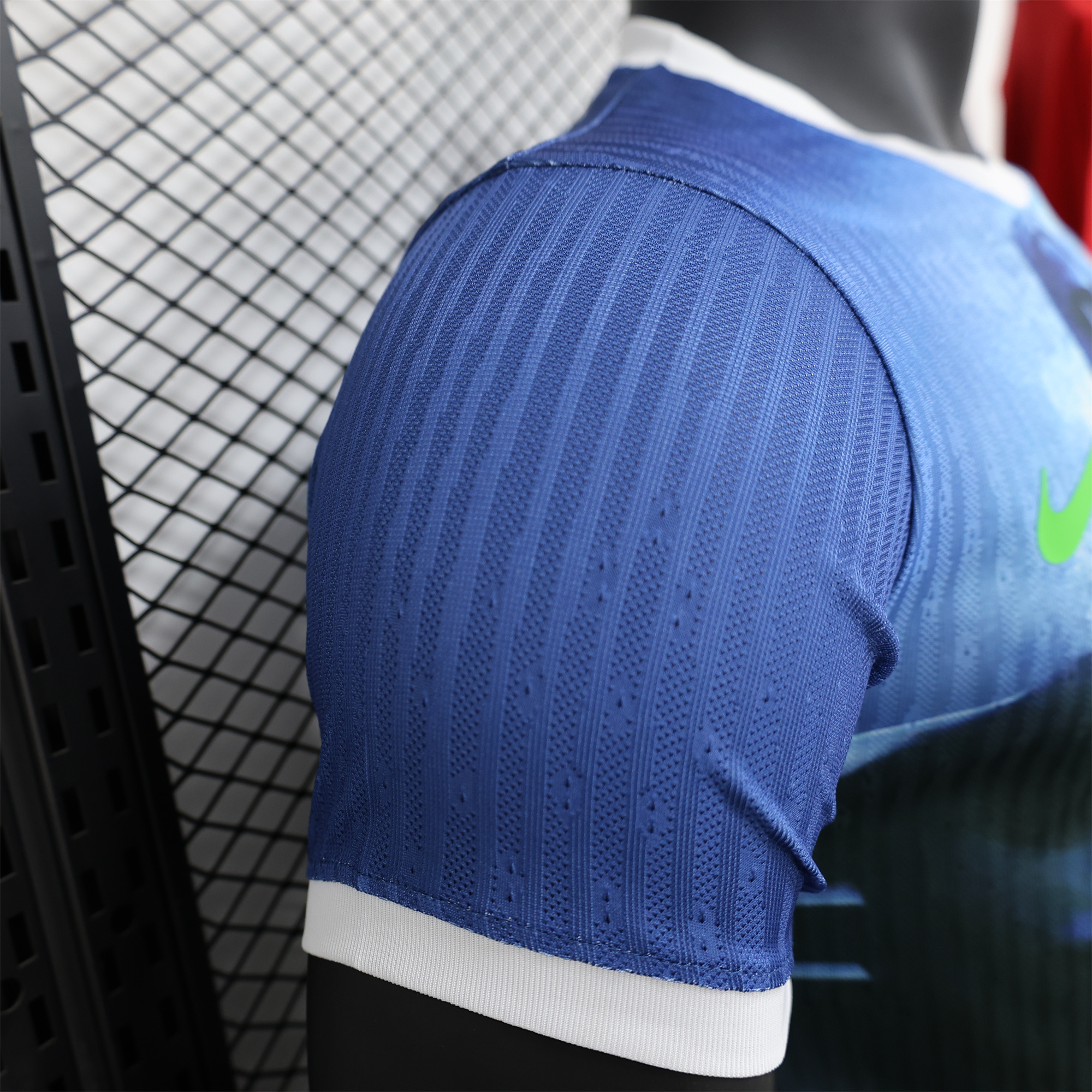 AlphaJersey-Brazil 2024 Blue Christ the Redeemer Statue Jersey - Player Version
