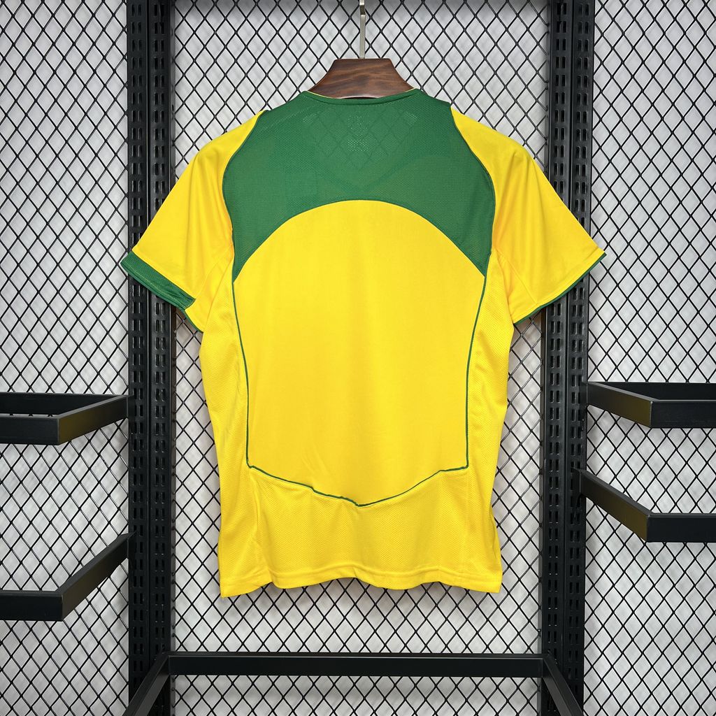 AlphaJersey-Retro Brazil 2004 Home Jersey