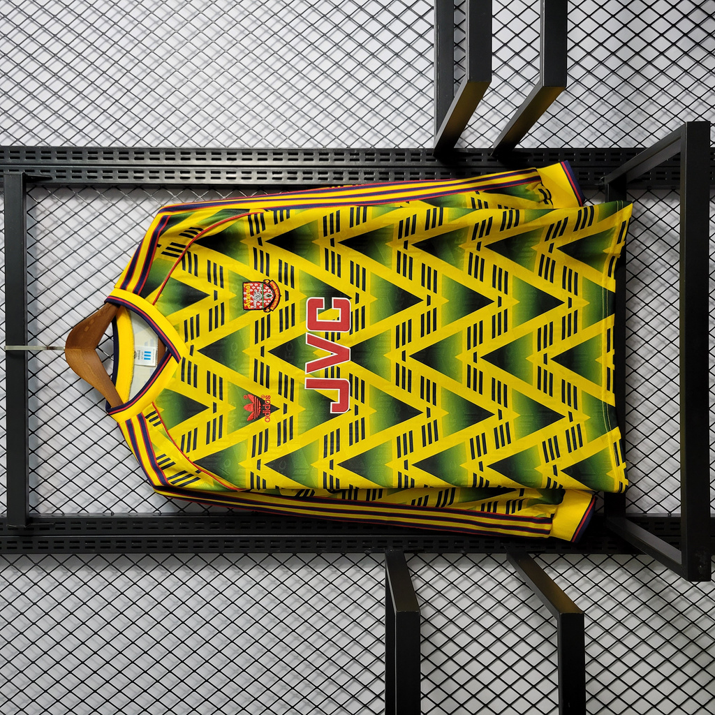 AlphaJersey-Retro Arsenal 91-93 Away Long Sleeve Jersey
