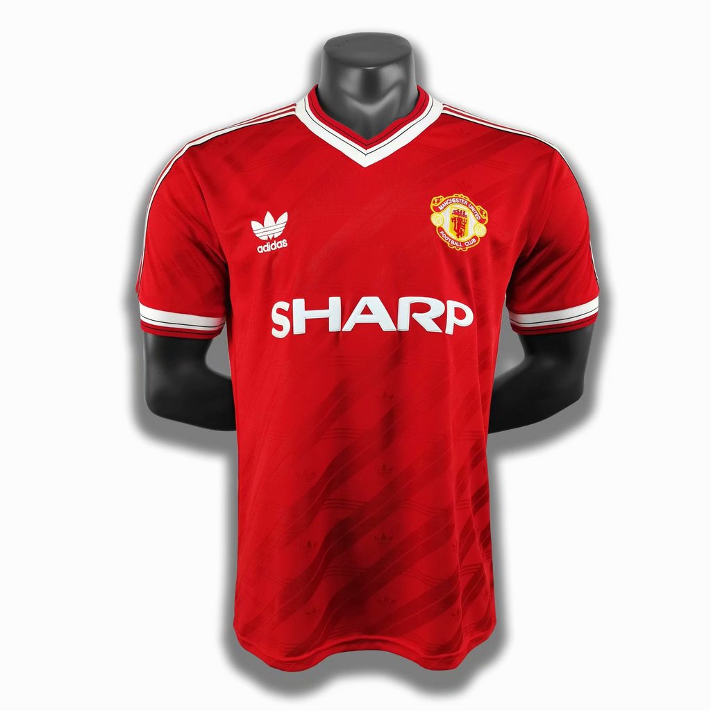 AlphaJersey-Retro Manchester United 86-88 Home Stadium Jersey
