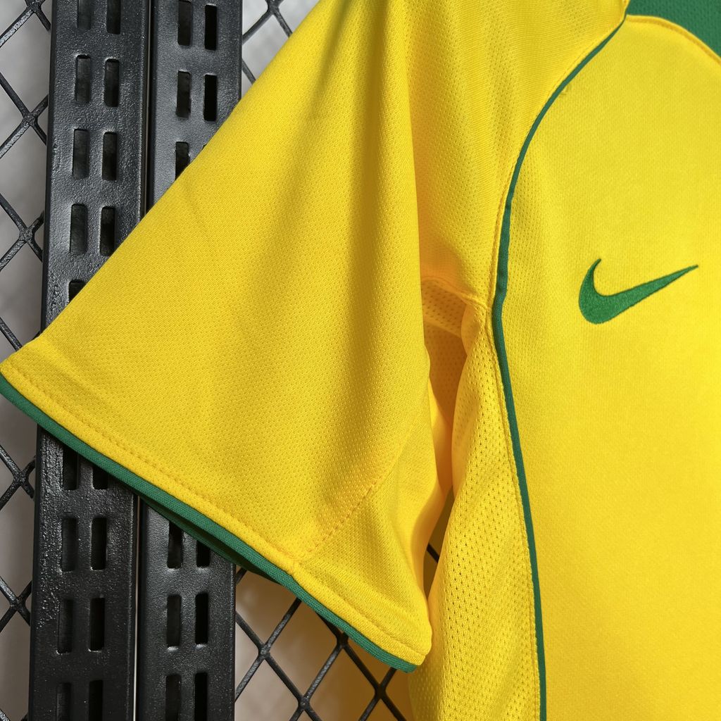 AlphaJersey-Retro Brazil 2004 Home Jersey
