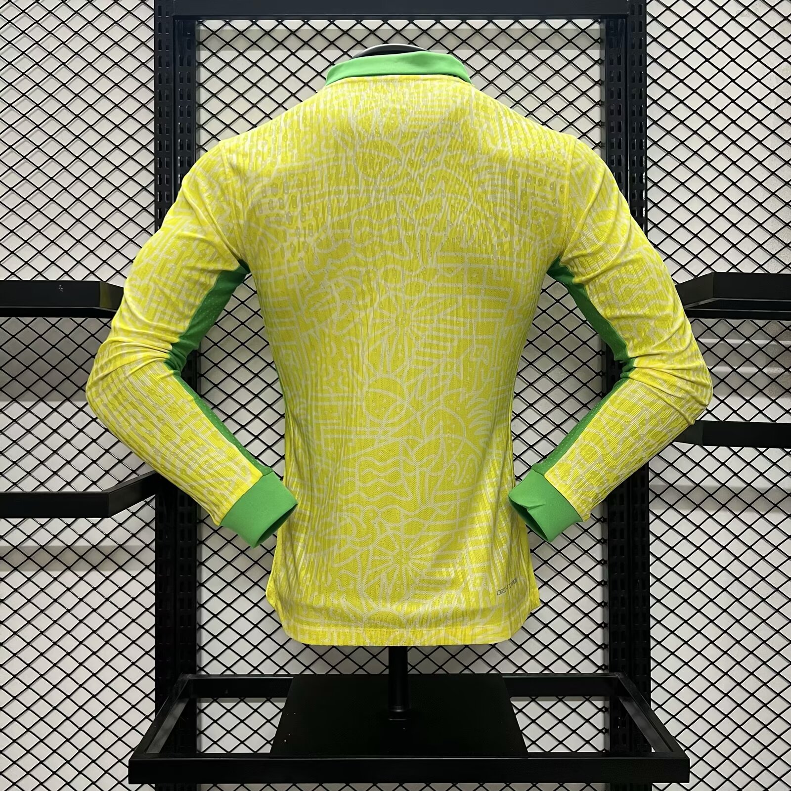 AlphaJersey-Brazil 2024 Home Long Sleeve Stadium Jersey - Player Version