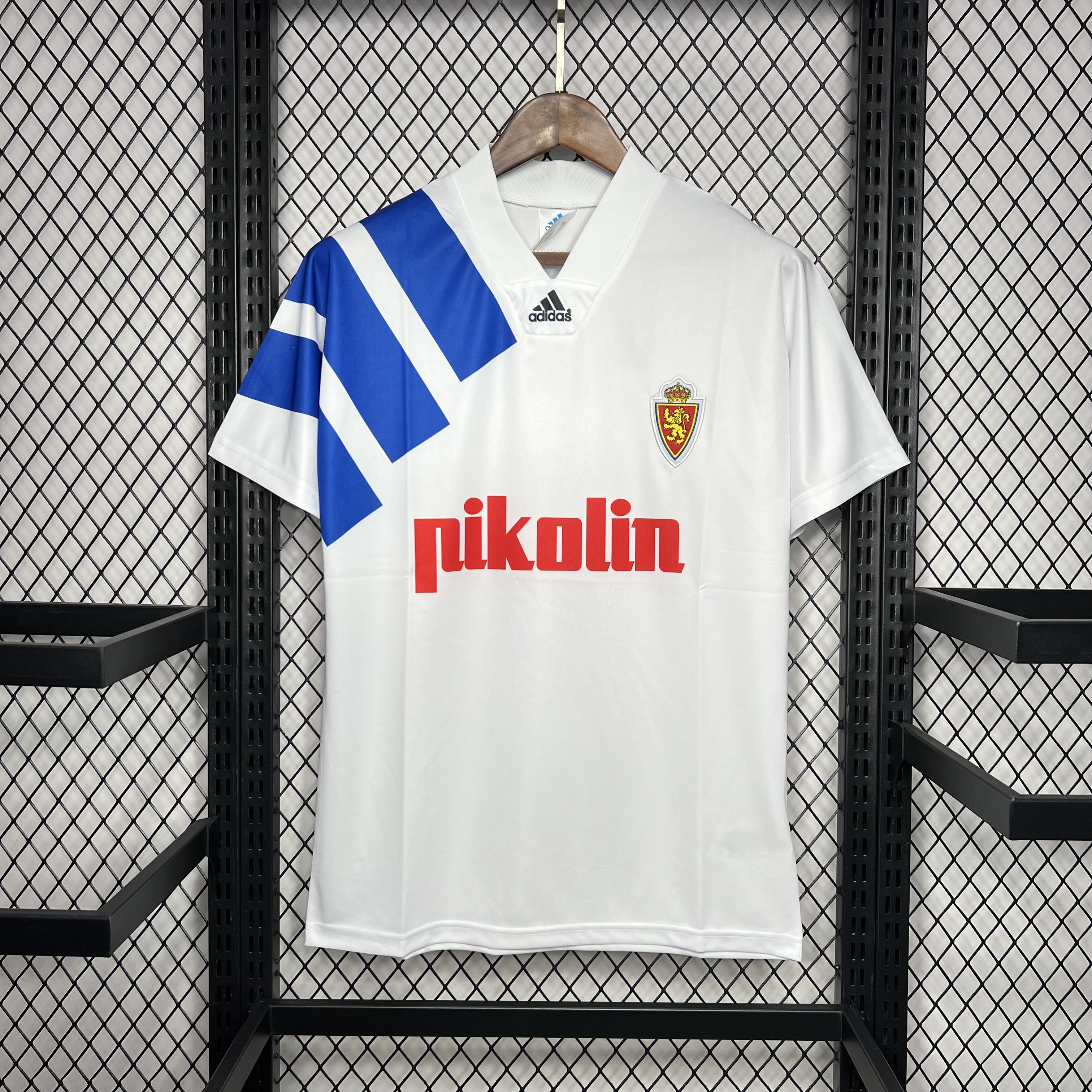 AlphaJersey-Retro Real Zaragoza 1992-93 Home Stadium Jersey