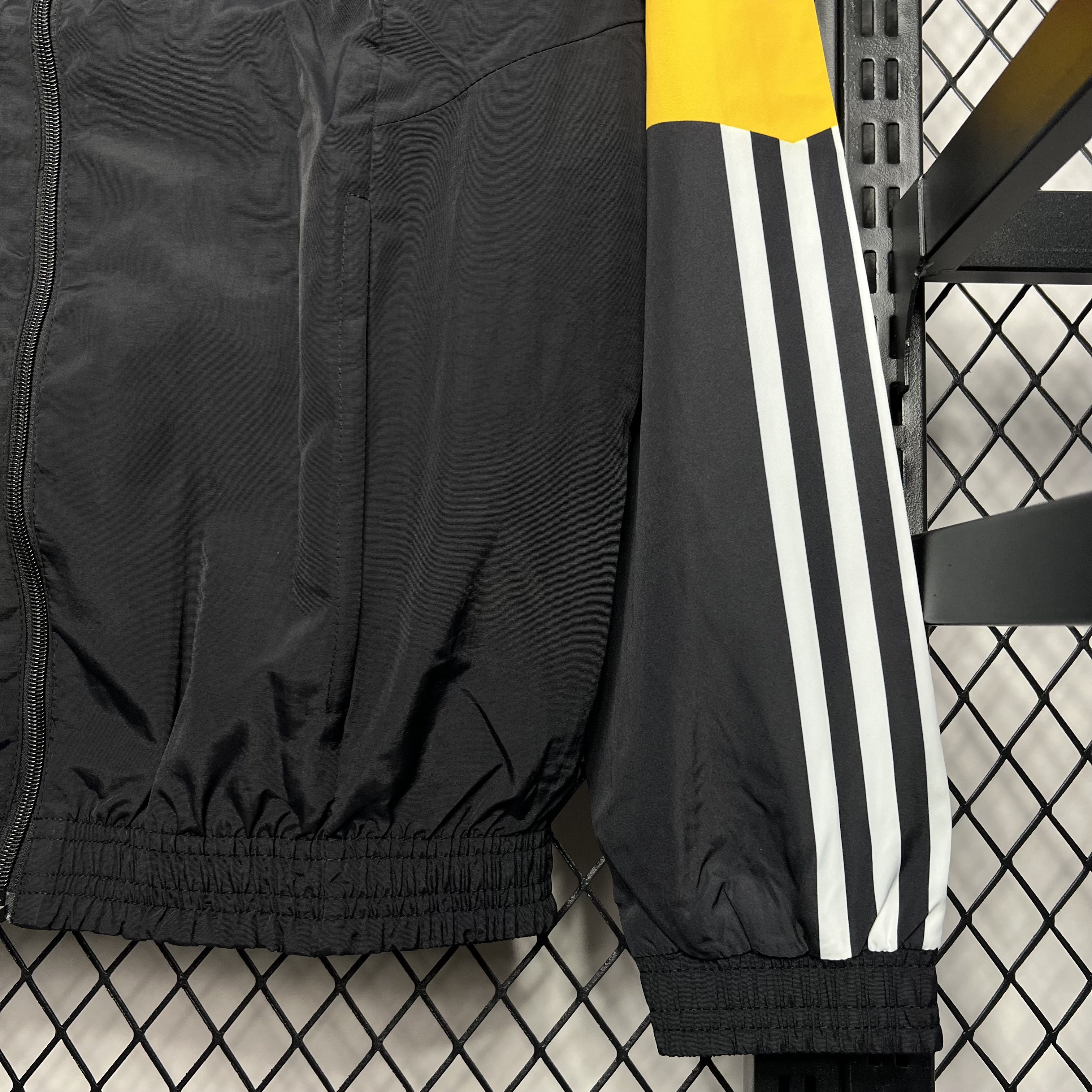 AlphaJersey-Germany 2024 Black Windbreaker - Player Version