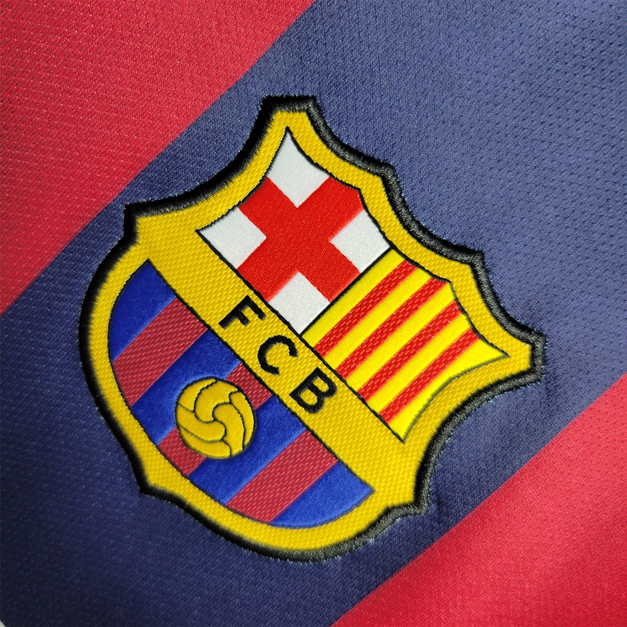 AlphaJersey-Retro Barcelona 14-15 Home Stadium Jersey