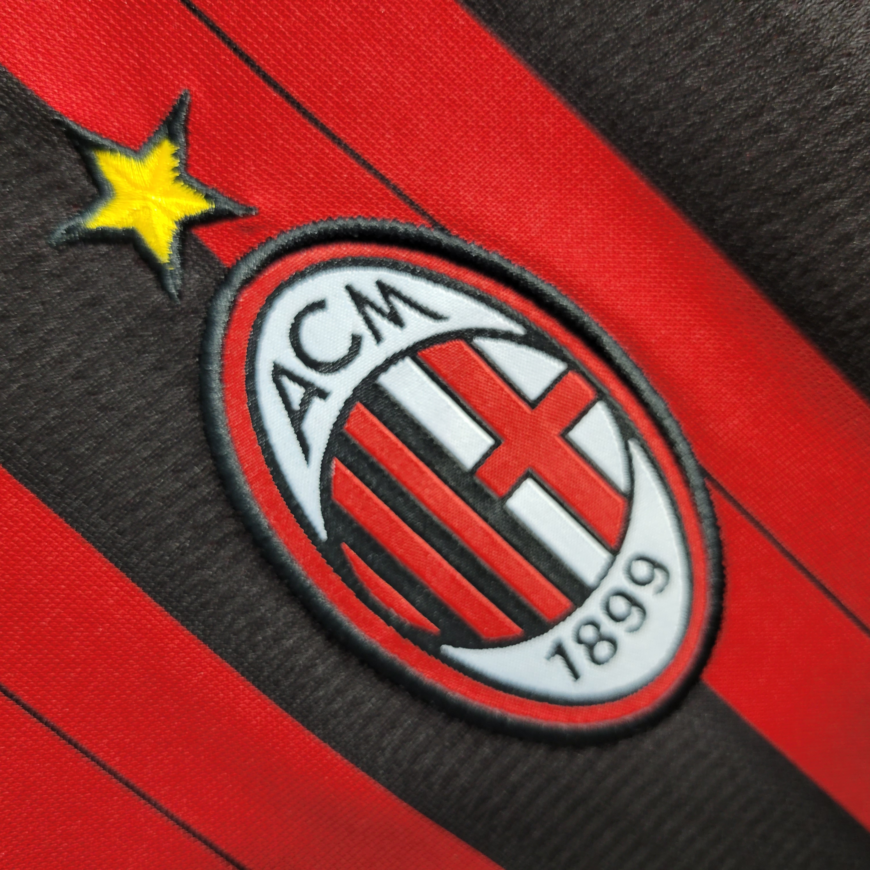 AlphaJersey-Retro AC Milan 13-14 Home Stadium Jersey