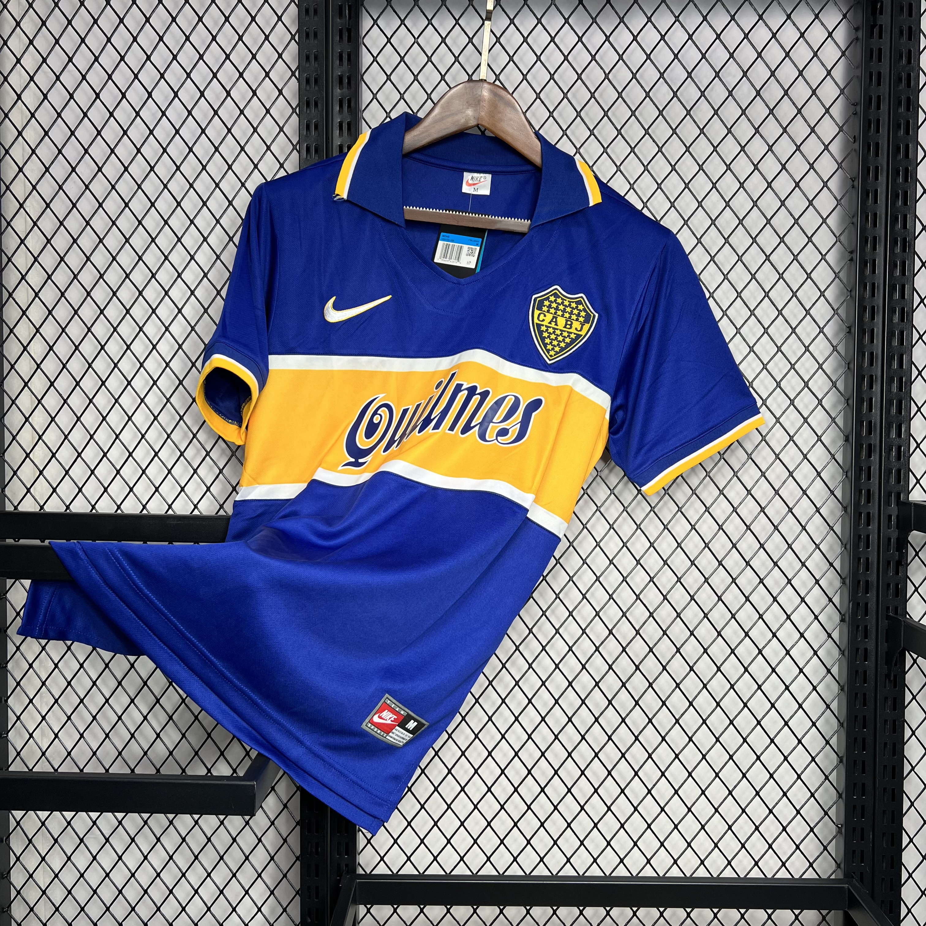 AlphaJersey-Retro Boca Juniors 1996-97 Home Stadium Jersey