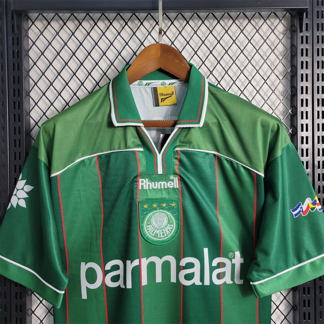AlphaJersey-Retro Palmeiras 1999 Home Stadium Jersey - Liberator Cup Champion
