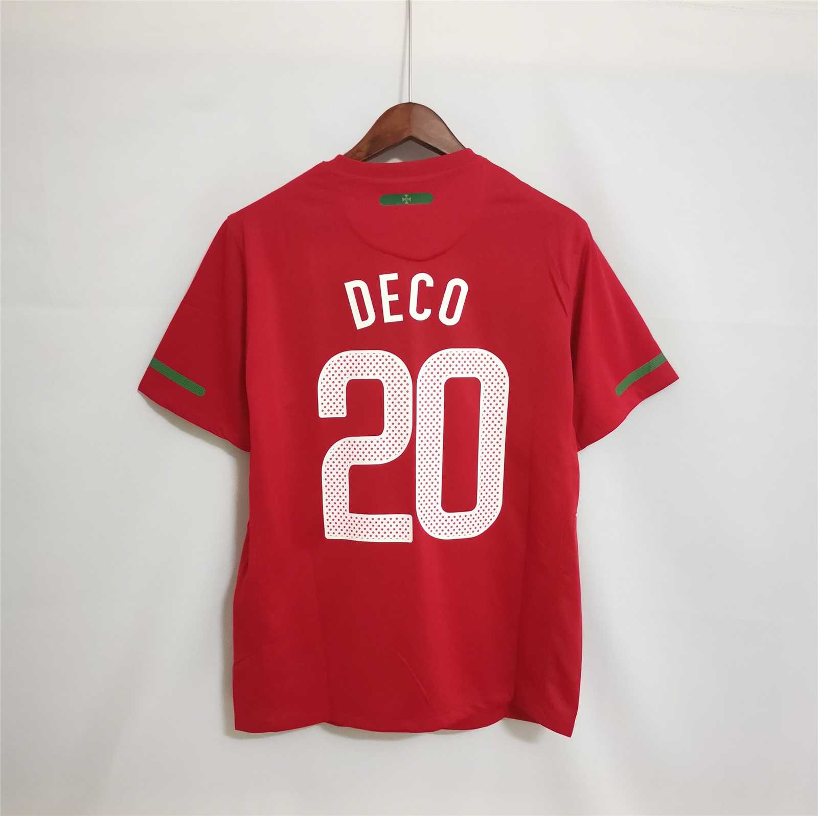 AlphaJersey-Retro Portugal 2010 Home Stadium Jersey