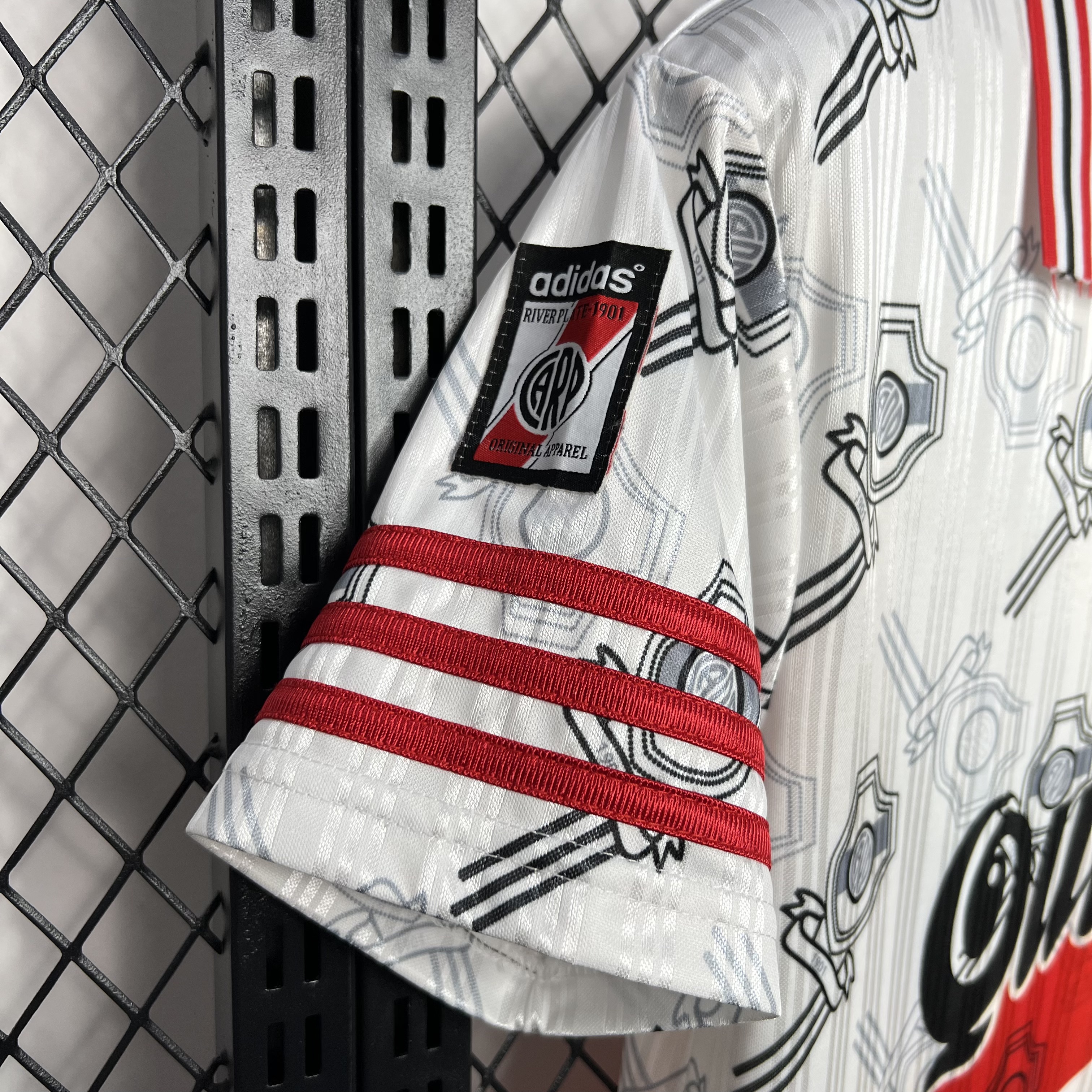 AlphaJersey-Retro River Plate 1996-97 Home Stadium Jersey