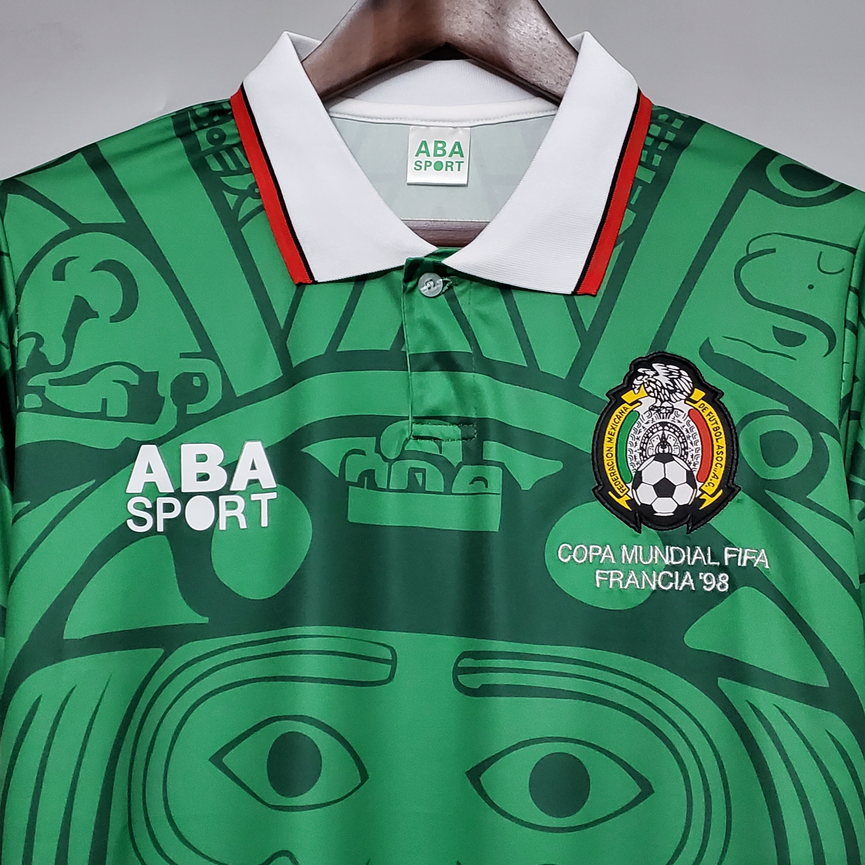 AlphaJersey-Retro Mexico 1998 Home Jersey