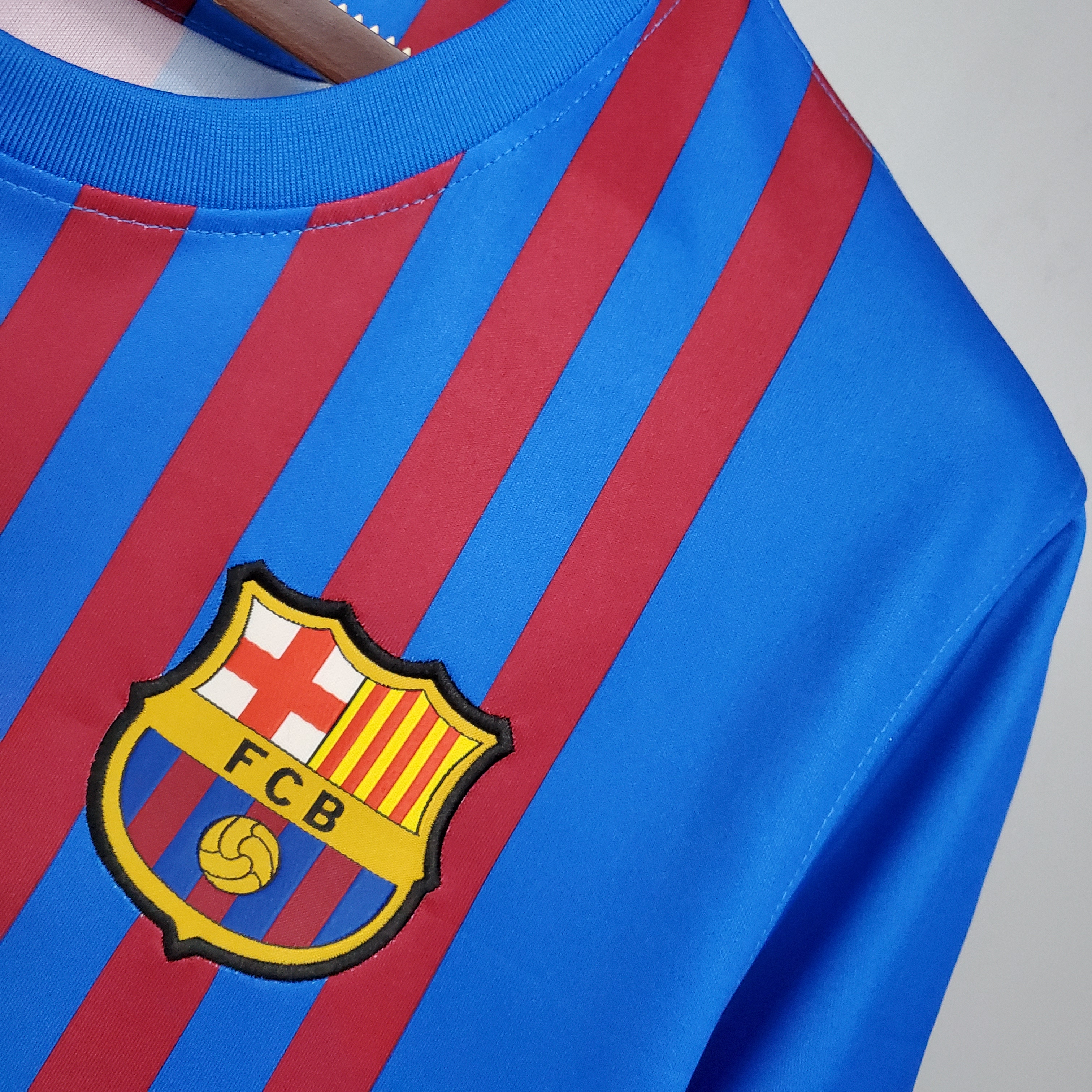 AlphaJersey-Retro Barcelona 21-22 Home Stadium Jersey