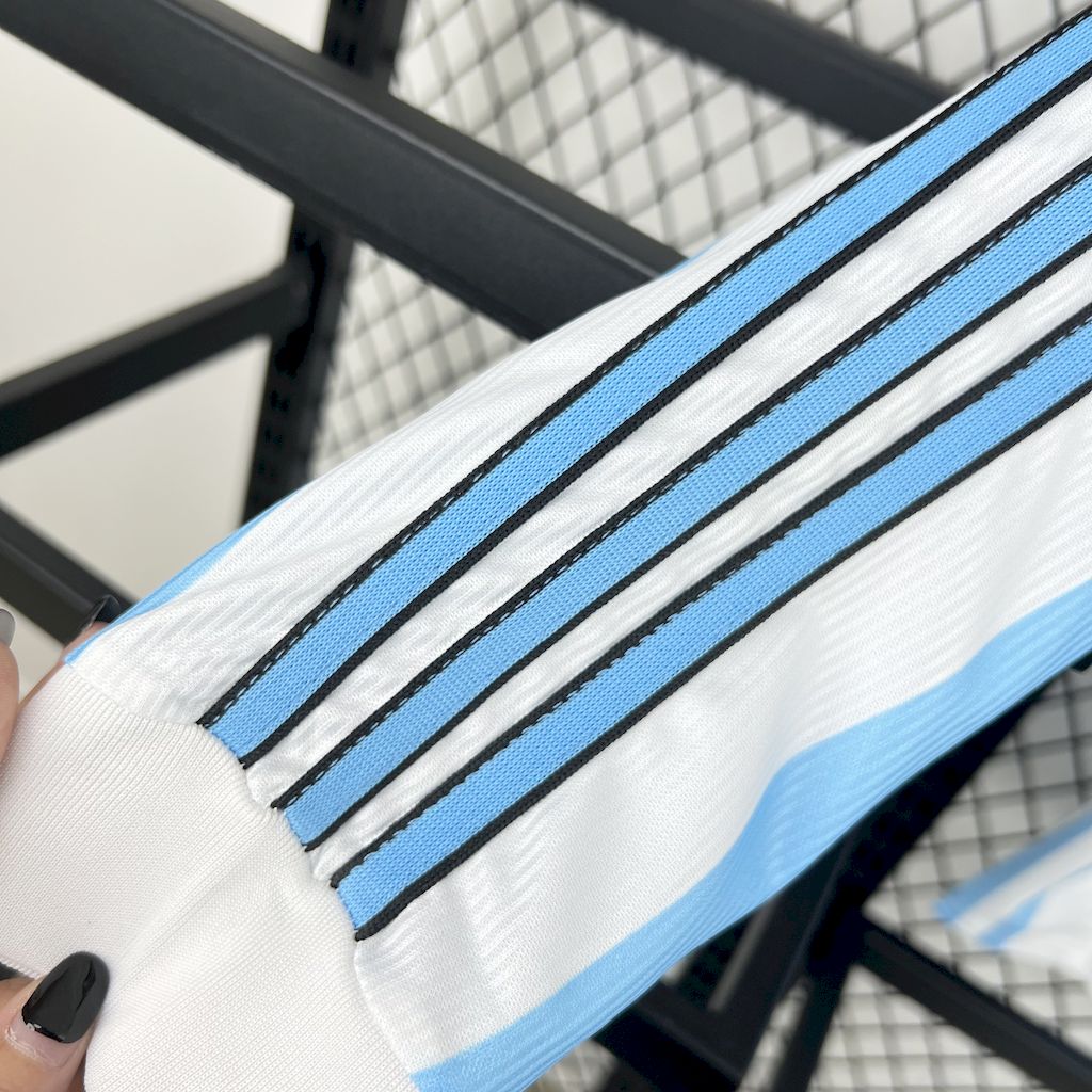 AlphaJersey-Retro Argentina 1998 Home Long Sleeves Jersey