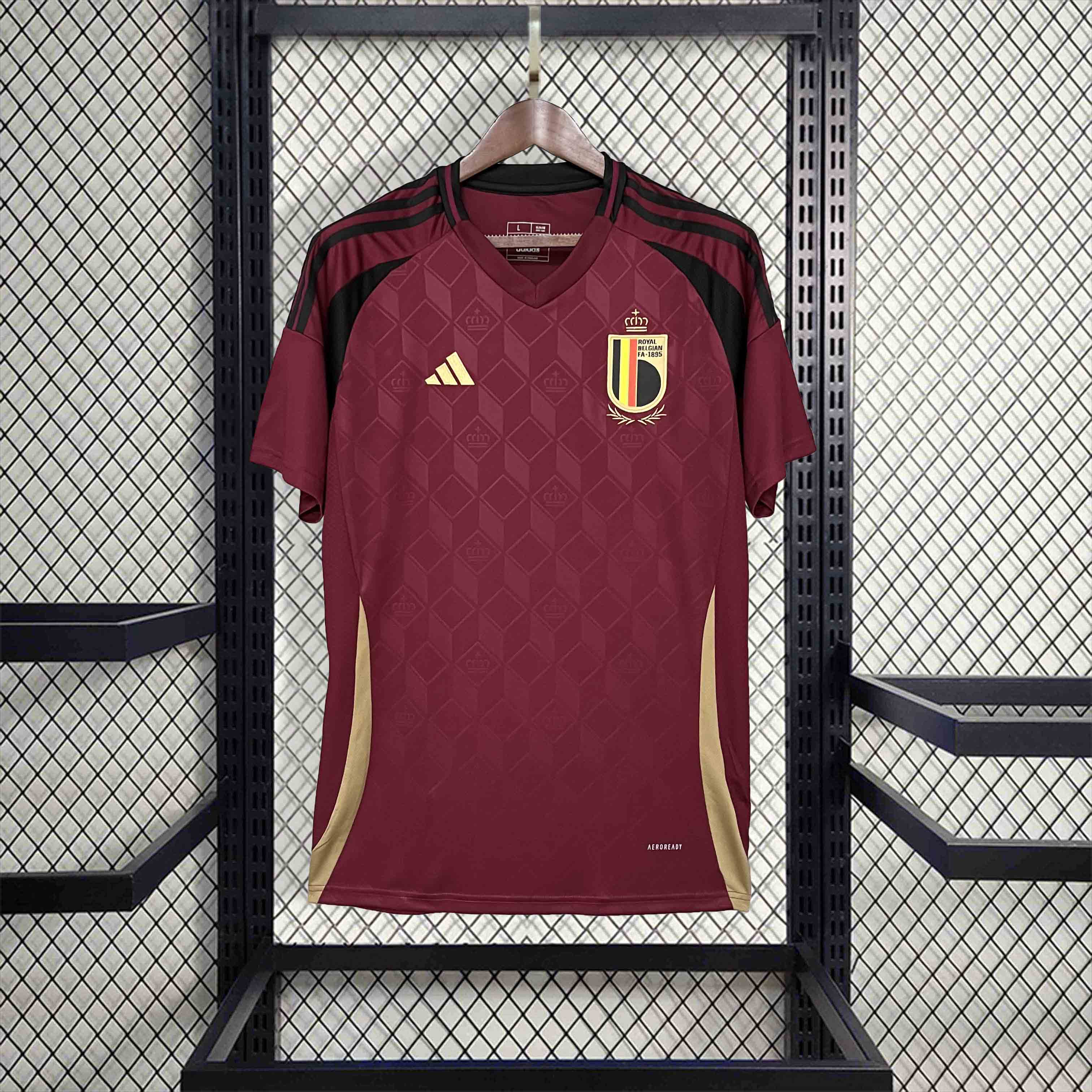AlphaJersey-Belgium 2024 Home Stadium Jersey - Fans Version