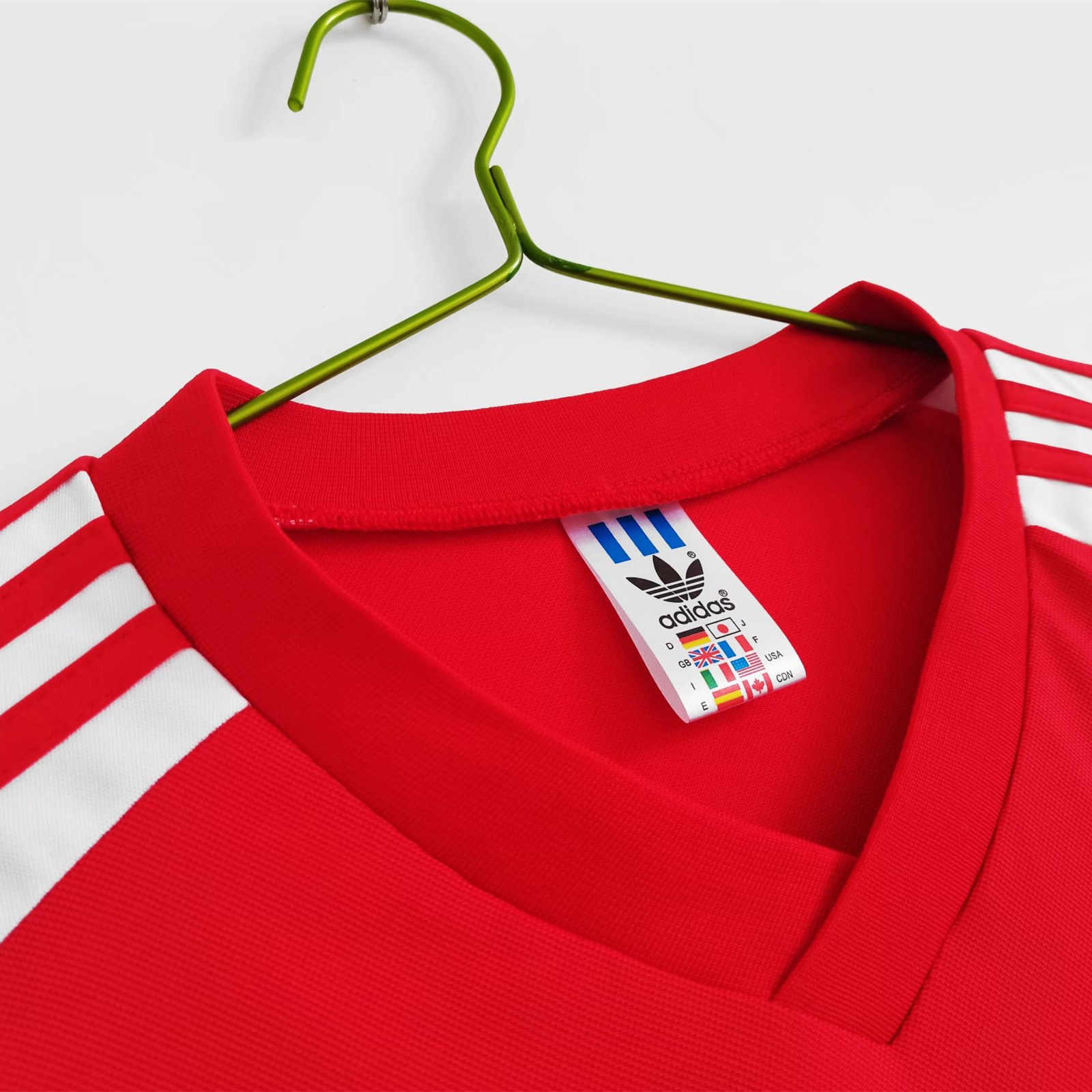 AlphaJersey-Retro Wales 1982 Home Stadium Jersey
