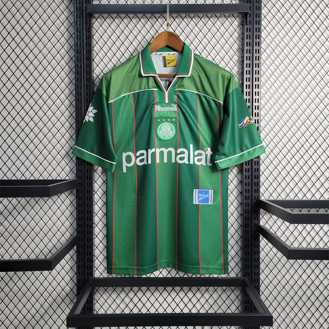 AlphaJersey-Retro Palmeiras 1999 Home Stadium Jersey - Liberator Cup Champion