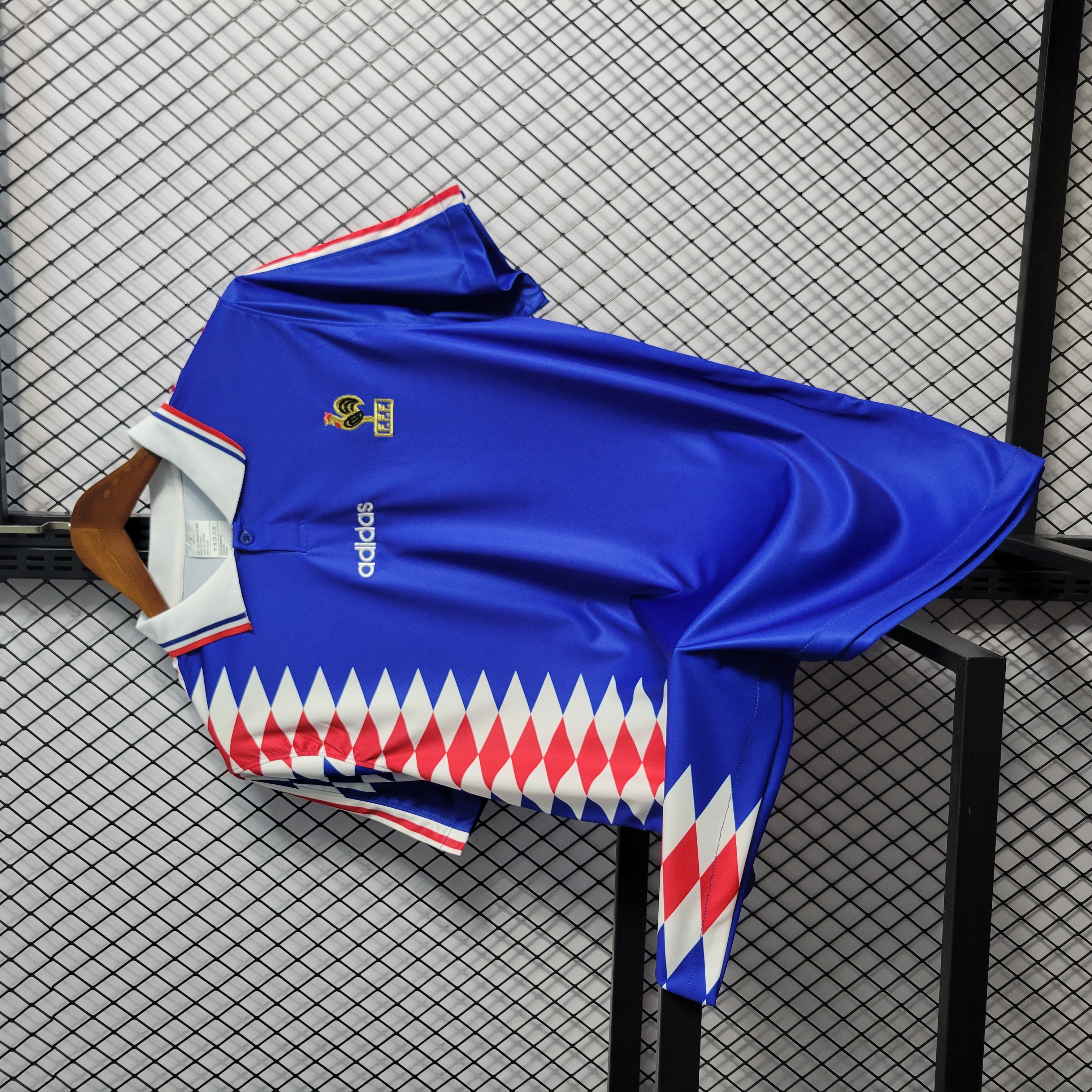 AlphaJersey-Retro France 1994 Home Stadium Jersey